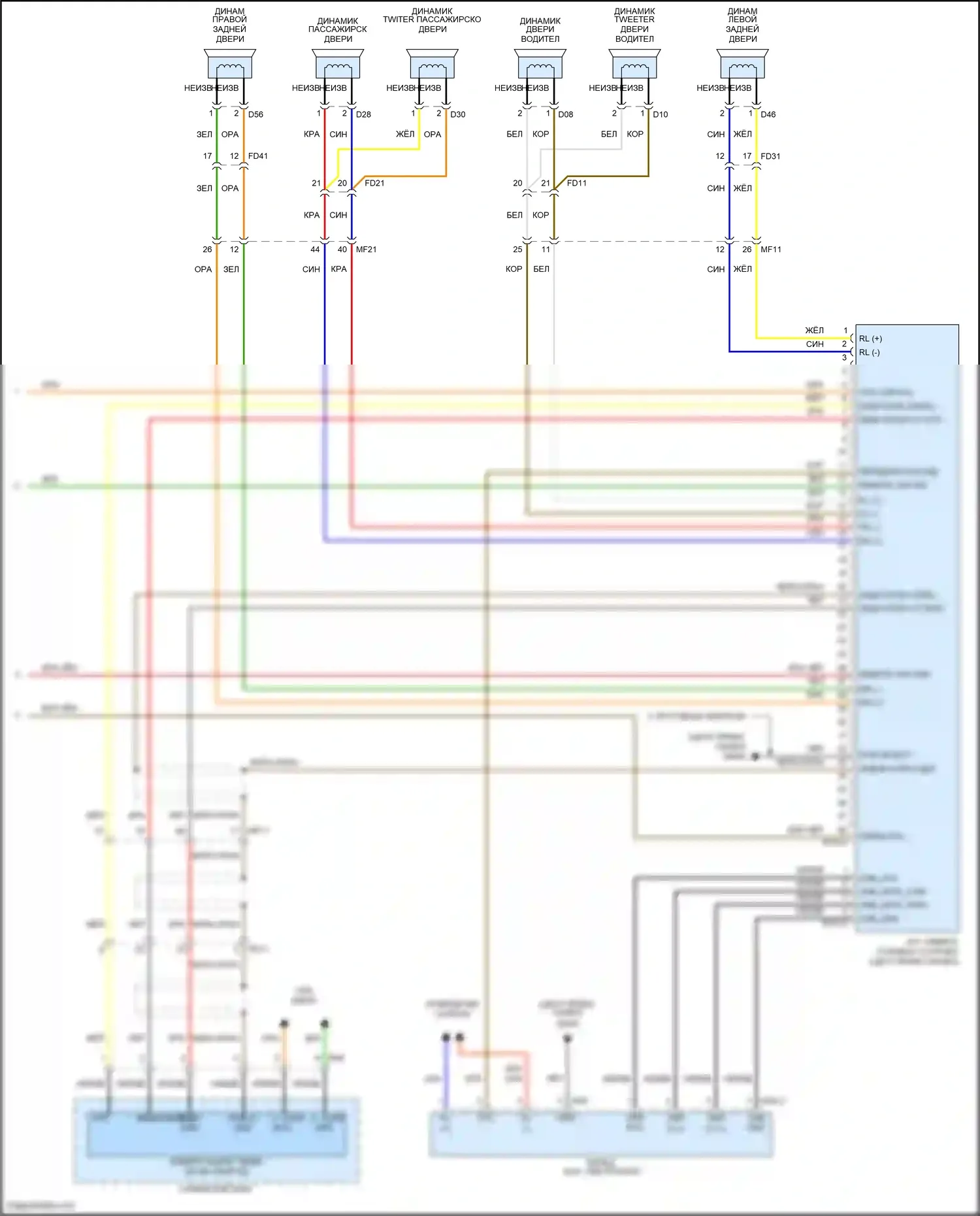 Telluride Kia I (2019-2022): Магнитола, с навигацией, с внутренним усилителем (4 из 4) 