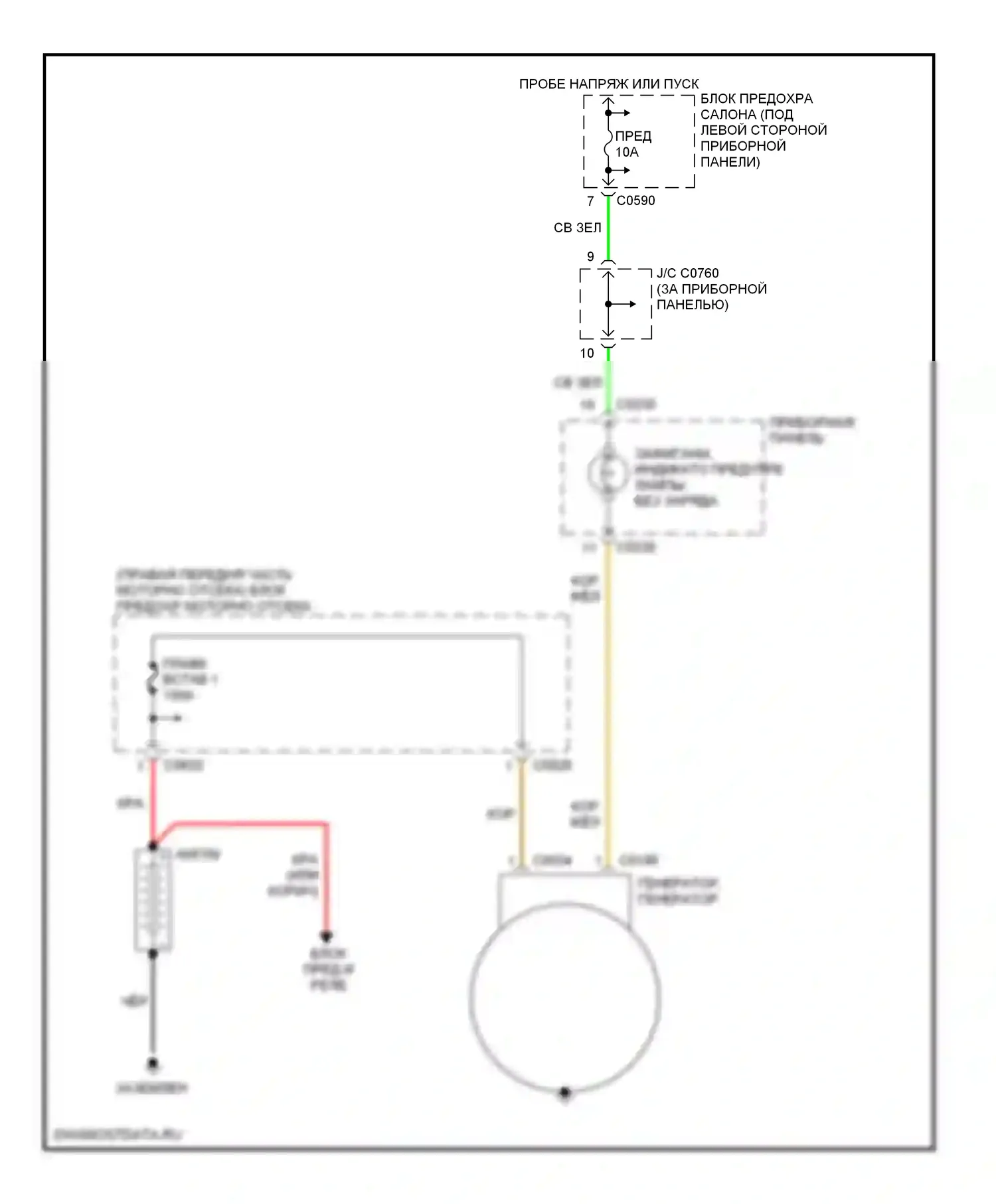 Discovery Land Rover II (1998-2004): Электросхема генератора 