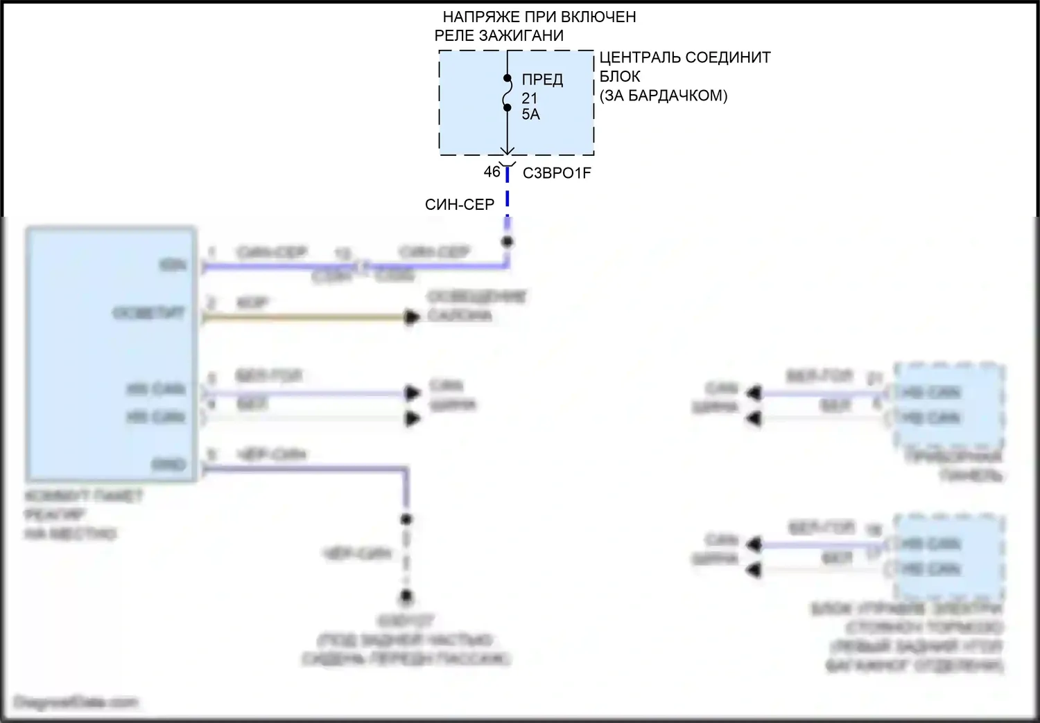 Freelander Land Rover II рестайлинг 2 (2012-2014): Электросхема реагирования на местности 