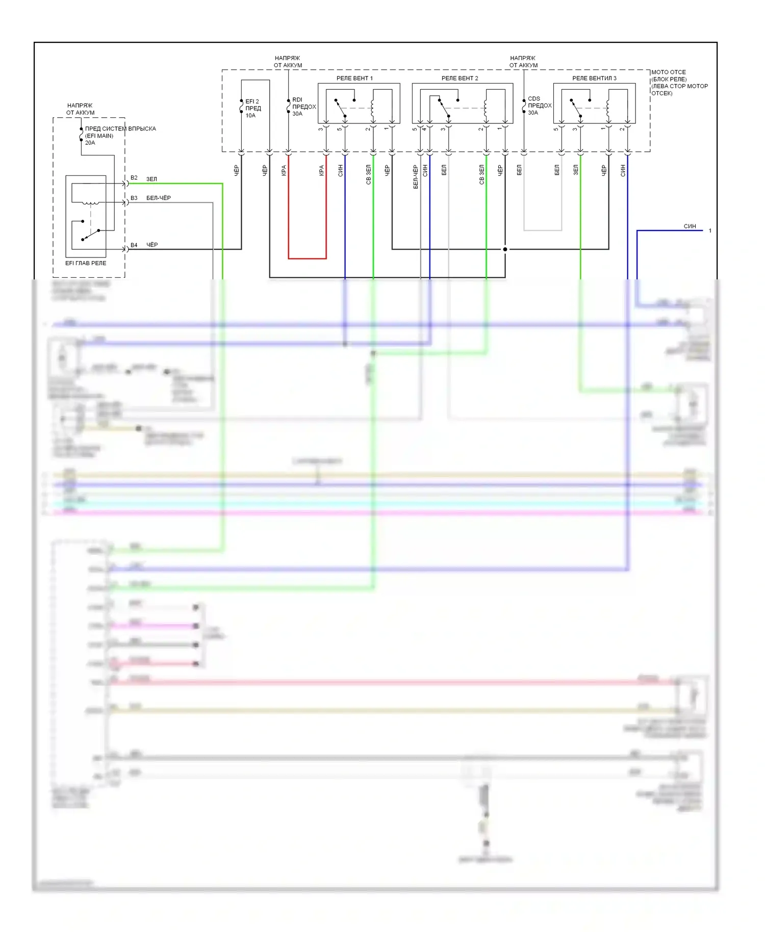 CT Lexus I (2010-2014): Электросхема климат контроля (3 из 4) 