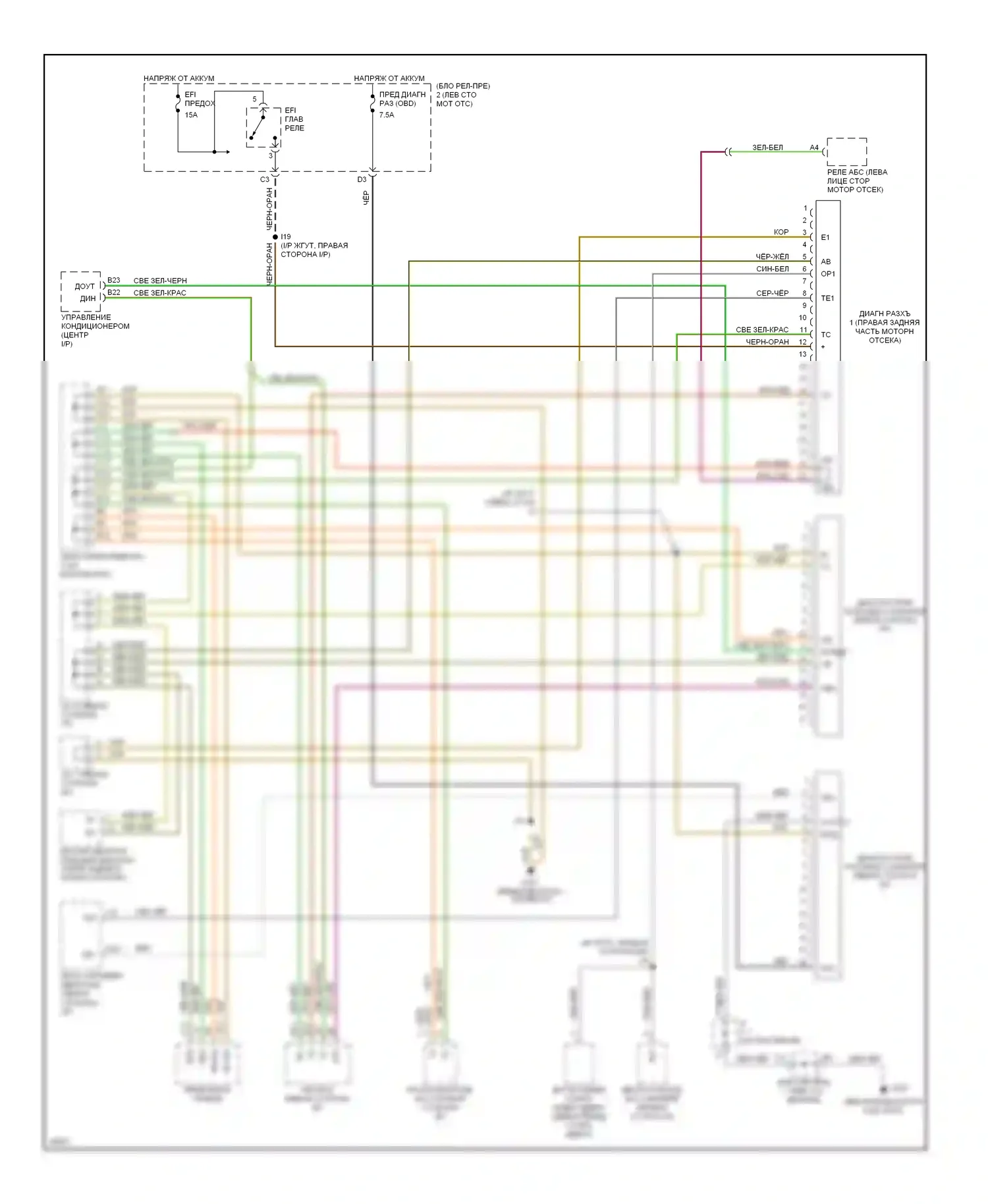 ES Lexus XV10 рестайлинг (1994-1996): Can шина 