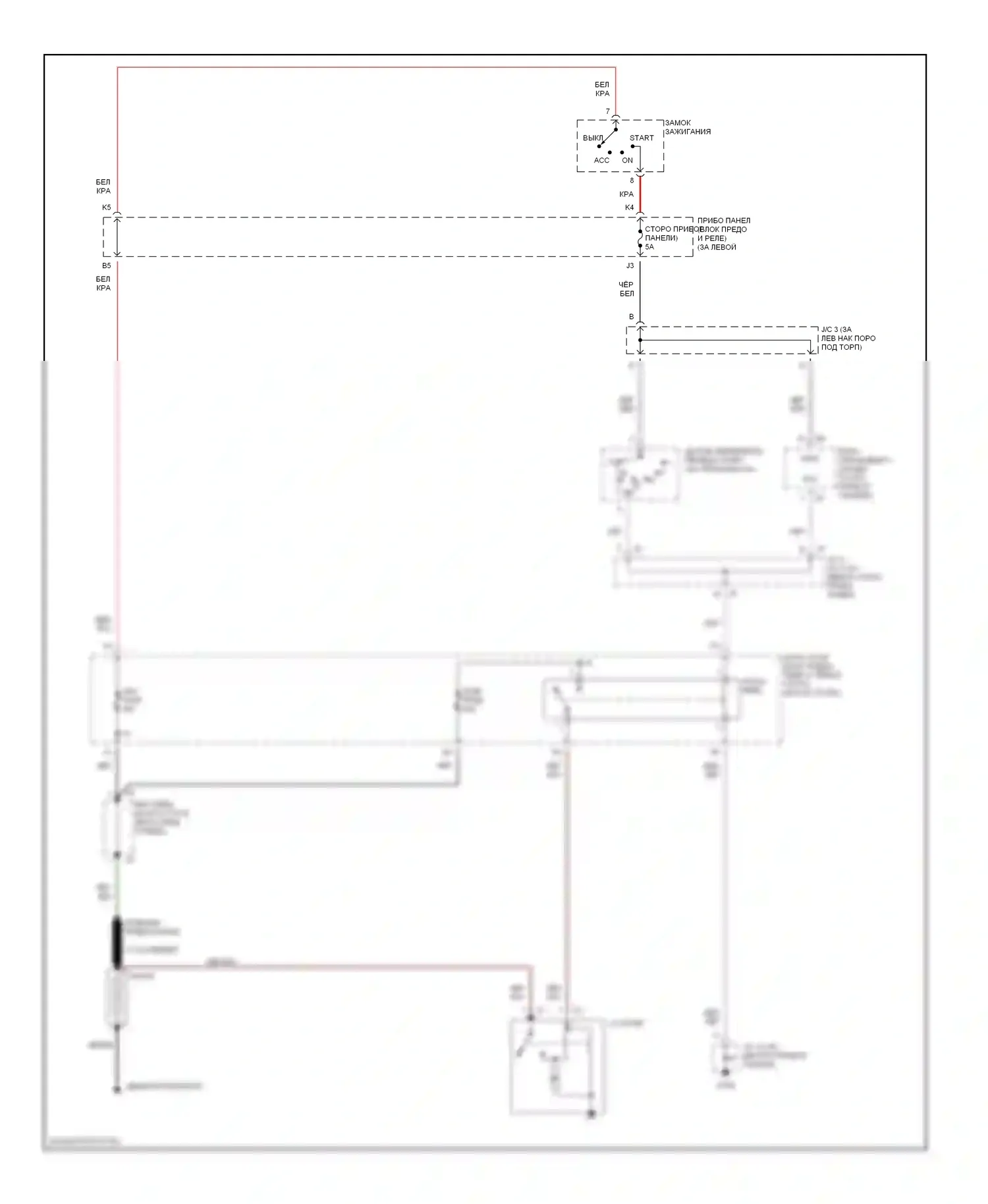 ES Lexus XV20 (1996-2001): Электросхема стартера 