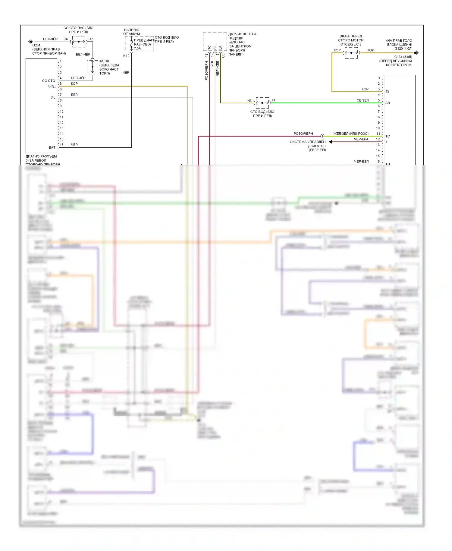 GS Lexus II (1997-2000): Can шина 