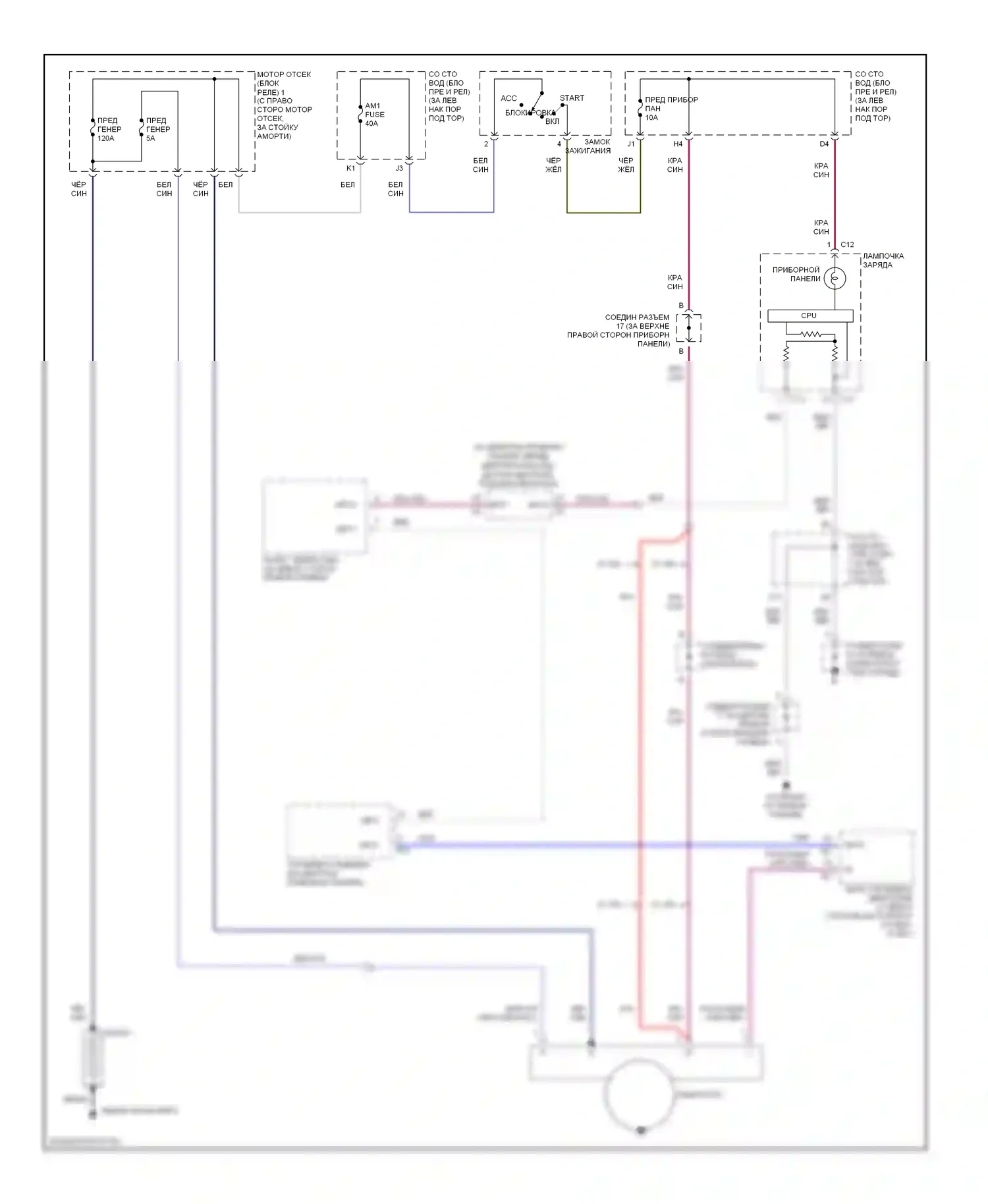 GS Lexus III (2004-2007): Электросхема генератора 