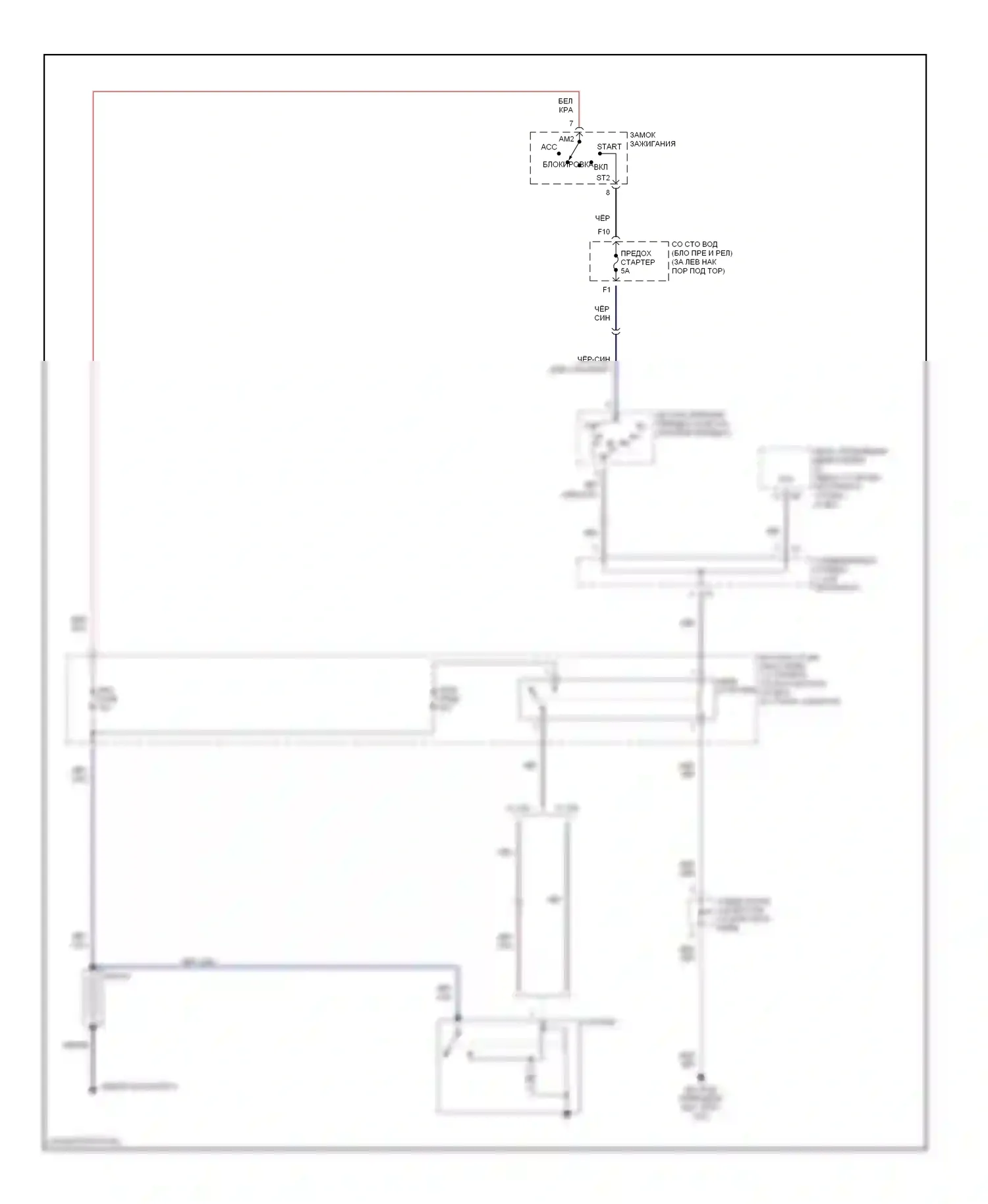 GS Lexus III (2004-2007): Электросхема стартера 