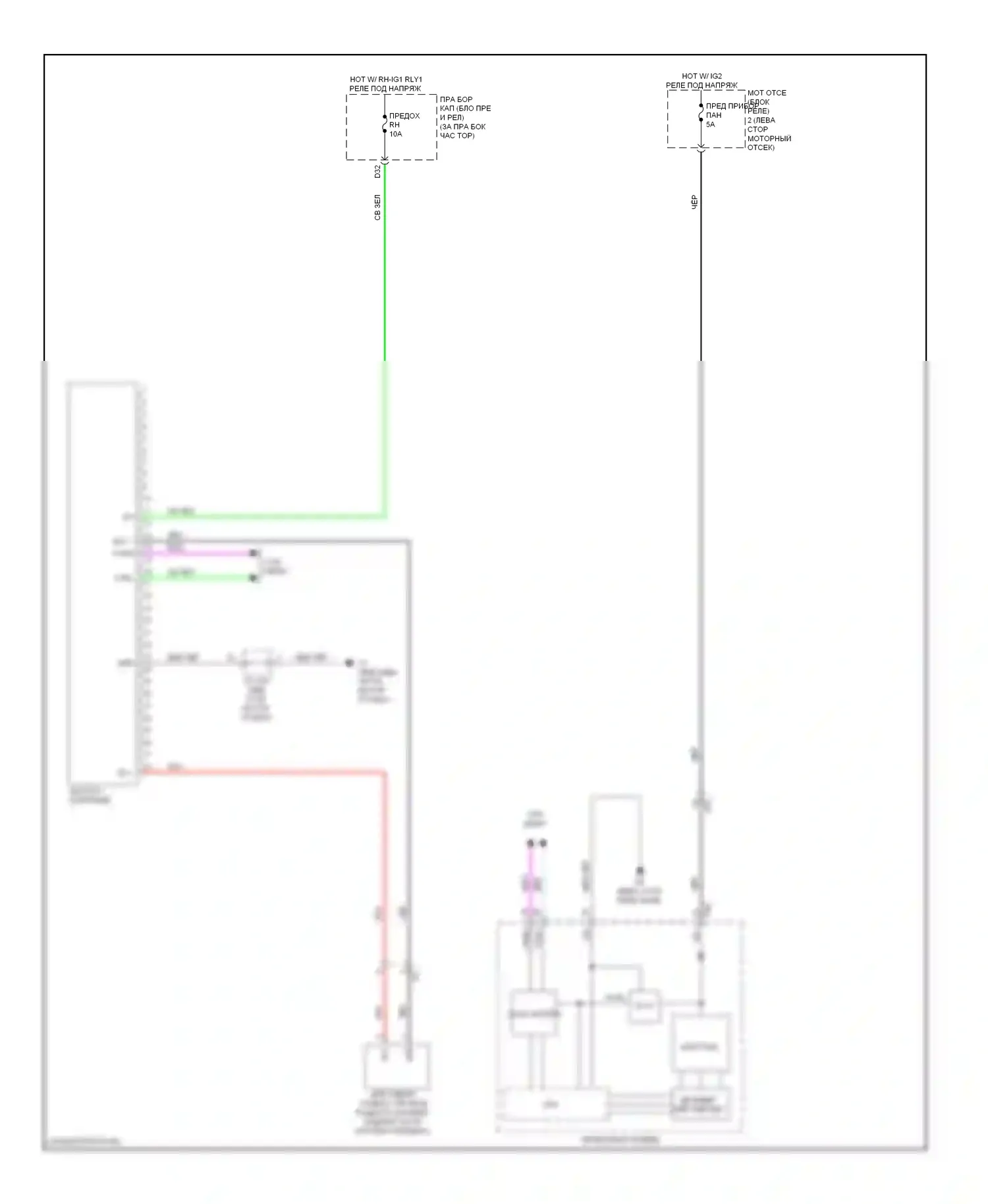 GS Lexus IV (2011-2015): Электросхема 4wd 