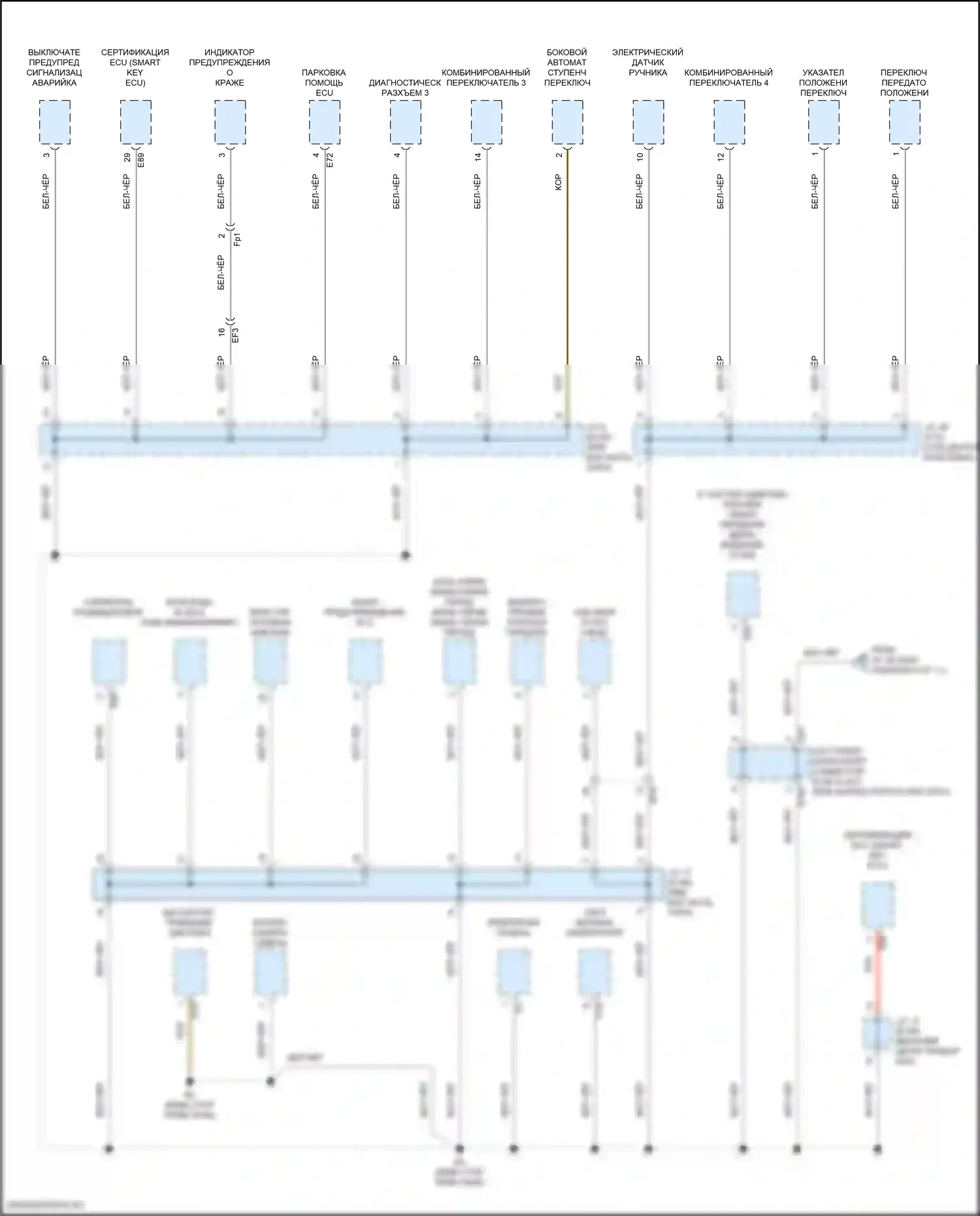 GX Lexus J310 (2023-2024): Электросхема разводки массы (5 из 11) 