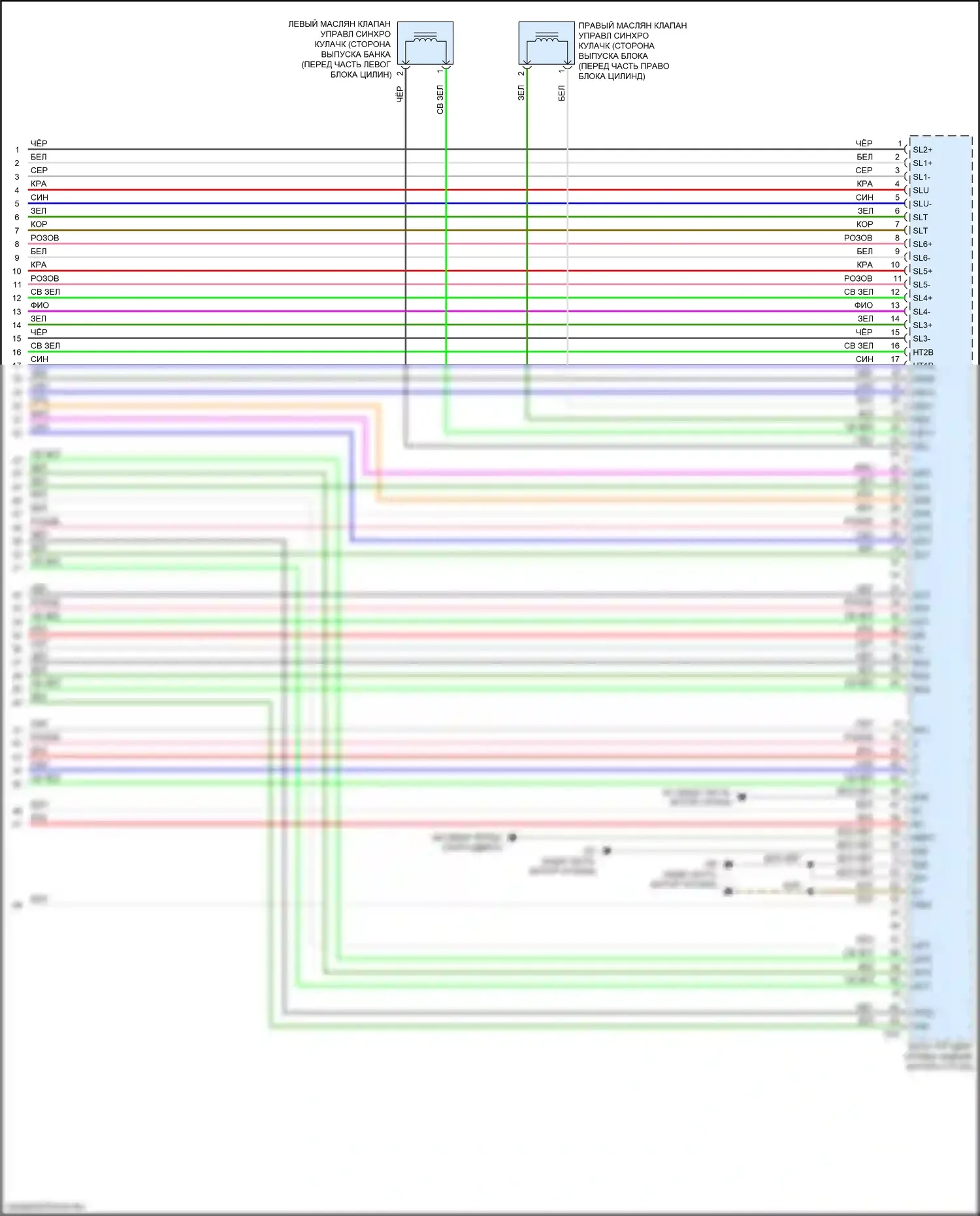 LC Lexus I (2016-2024): Электросхема двигателя 5.0l (12 из 12) 