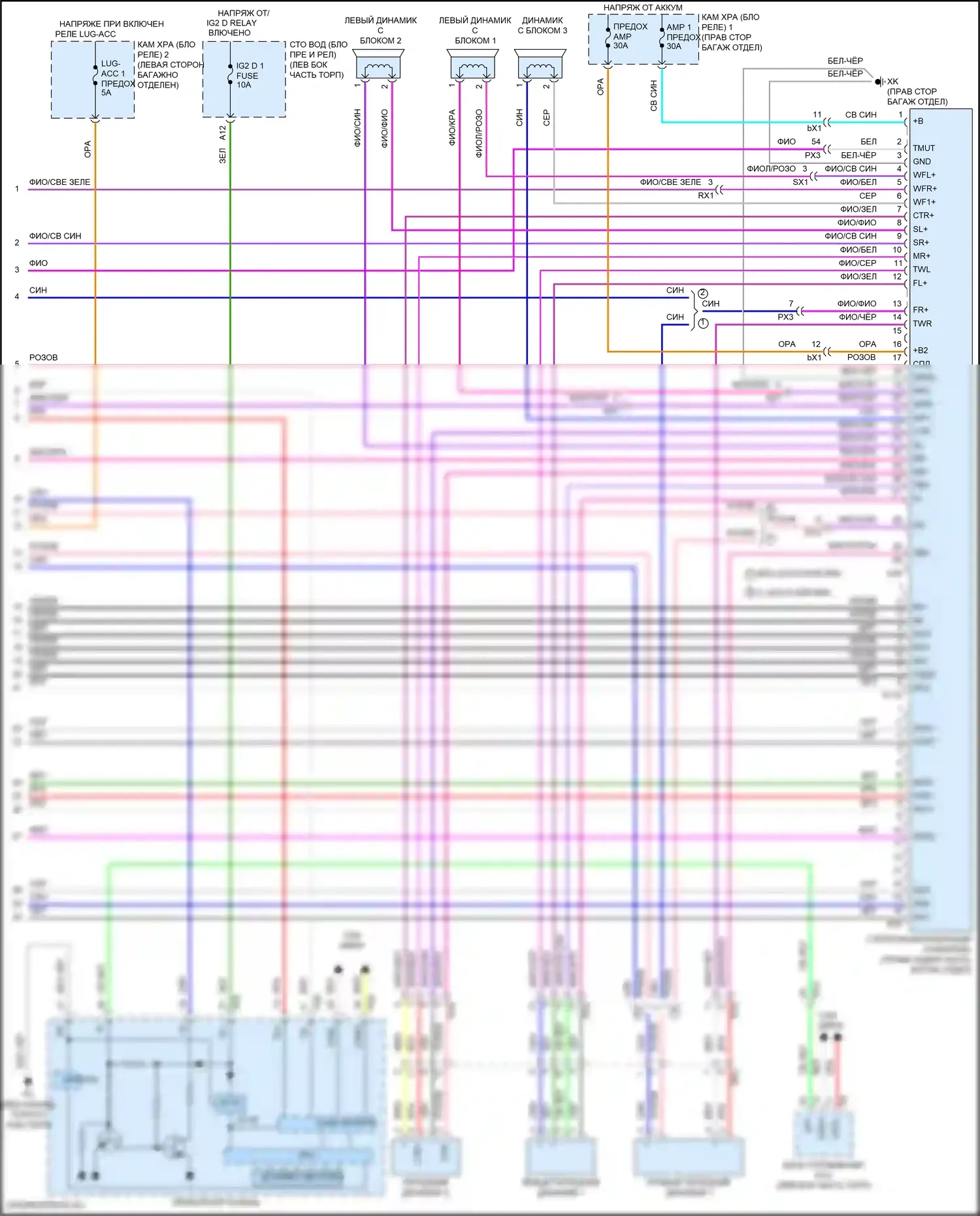 LC Lexus I (2016-2024): Электросхема навигации (5 из 5) 