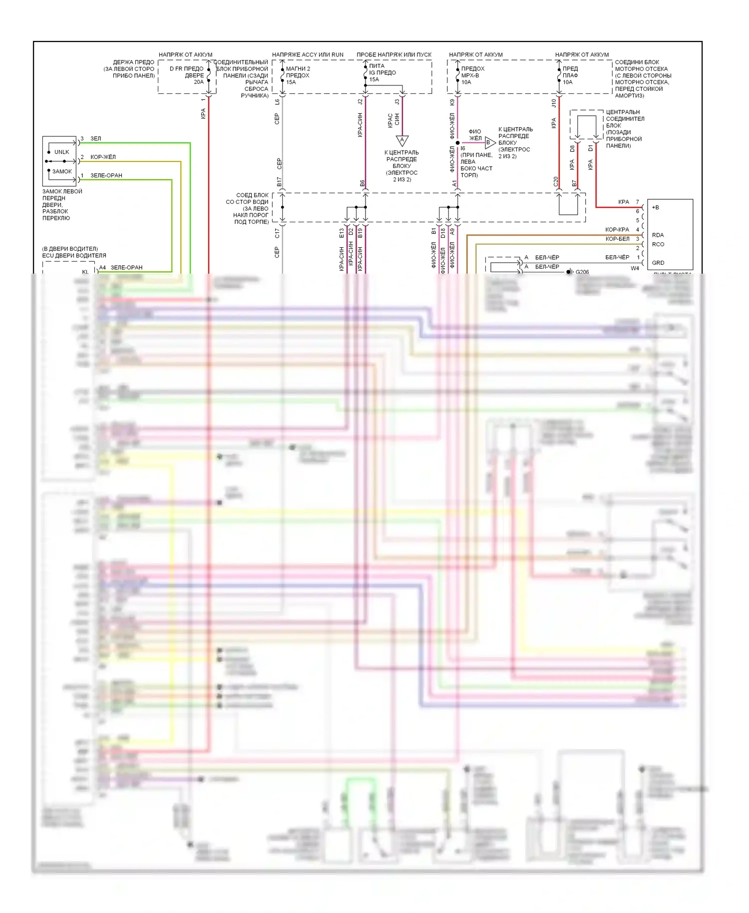 LS Lexus II (1994-2000): Сигнализации электросхема (1 из 2) 