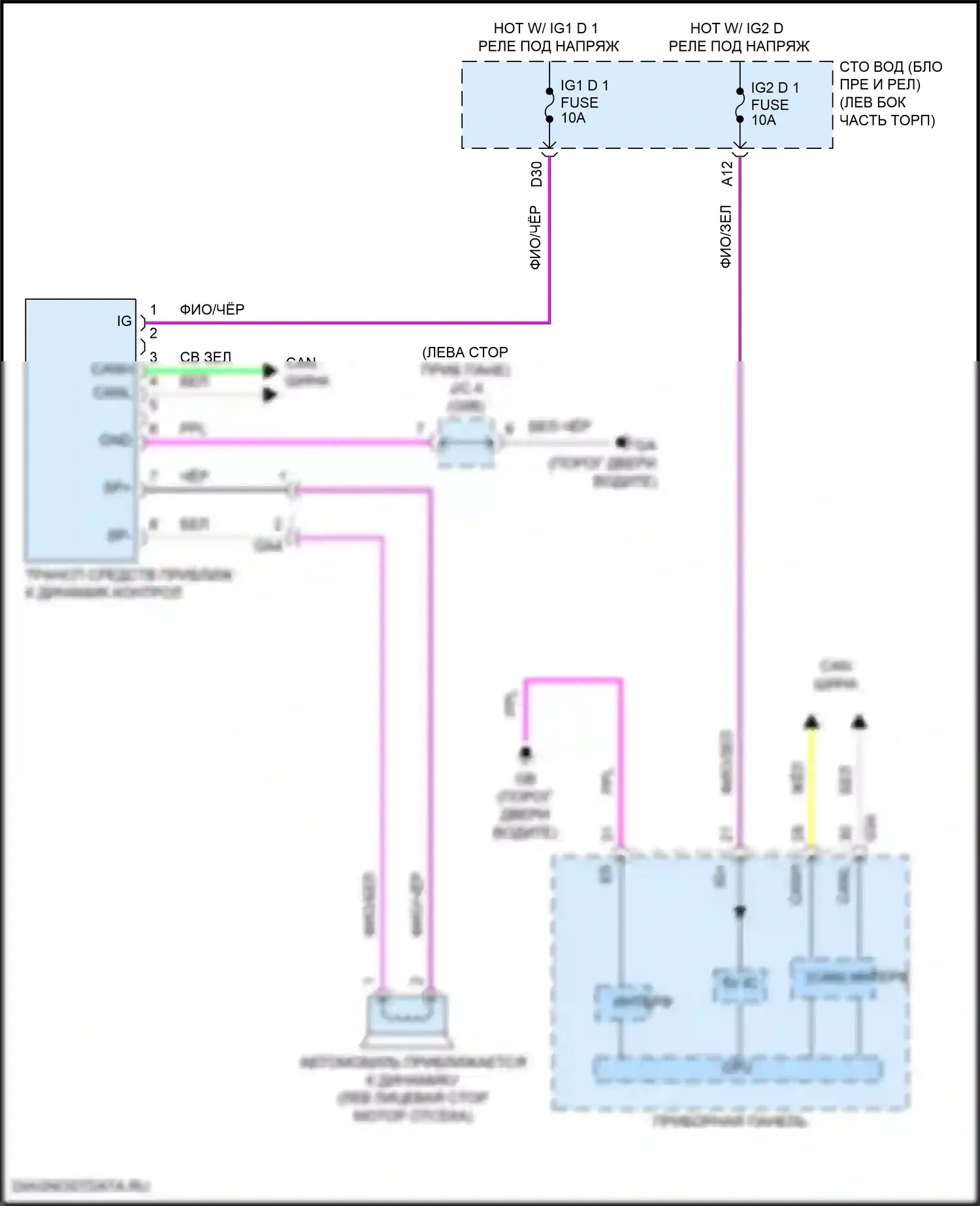 LS Lexus V рестайлинг (2021-2024): Электросхема акустической системы изменения транспортного средства 
