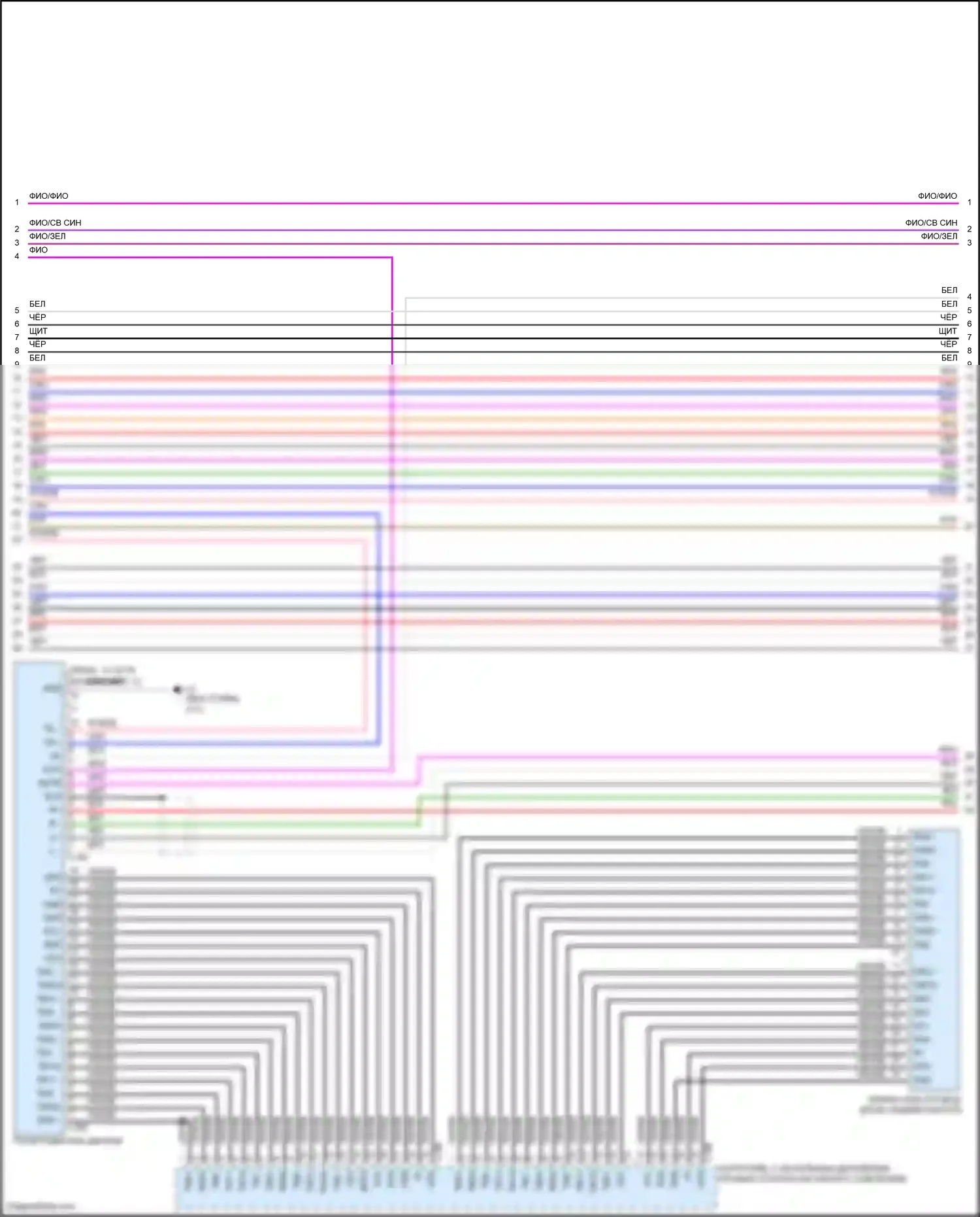 LS Lexus V (2017-2021): Электросхема навигации (3 из 9) 