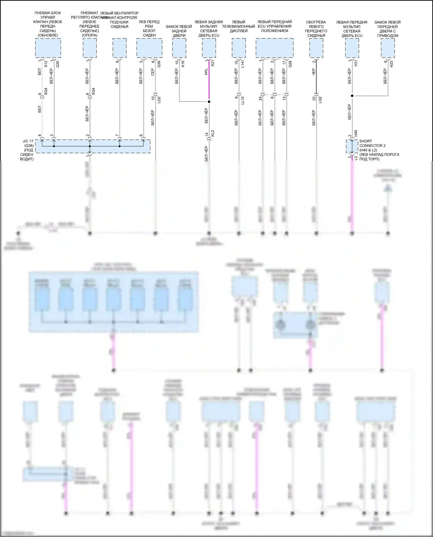 LS Lexus V (2017-2021): Электросхема распределения массы (6 из 10) 
