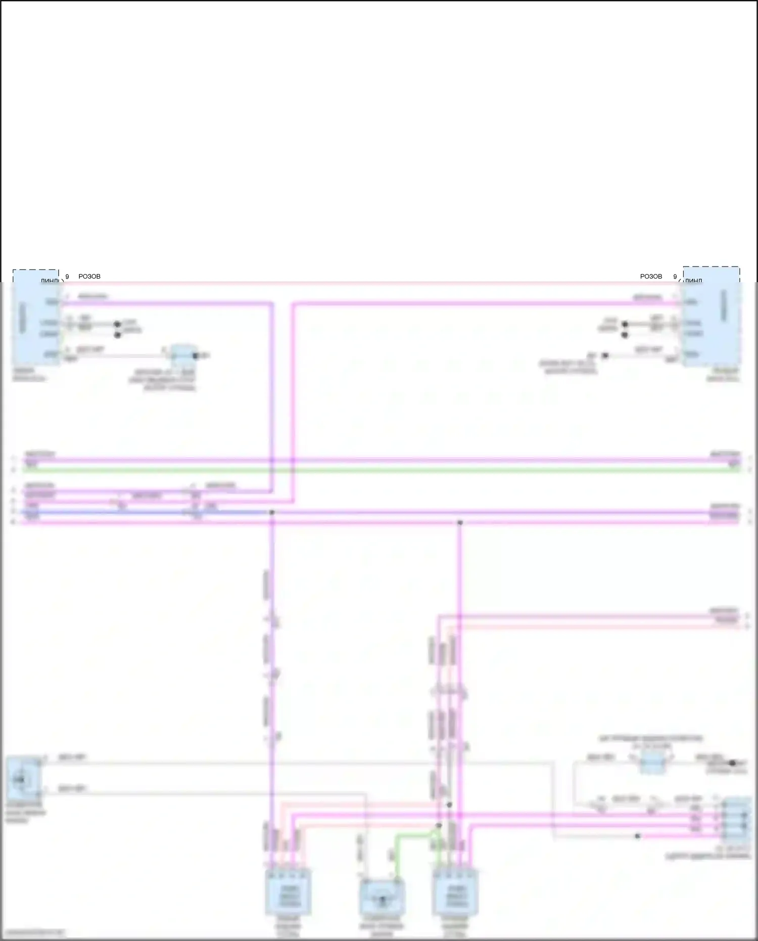 LX Lexus J300 (2021-2024): Электросхема фар и фонарей (3 из 4) 