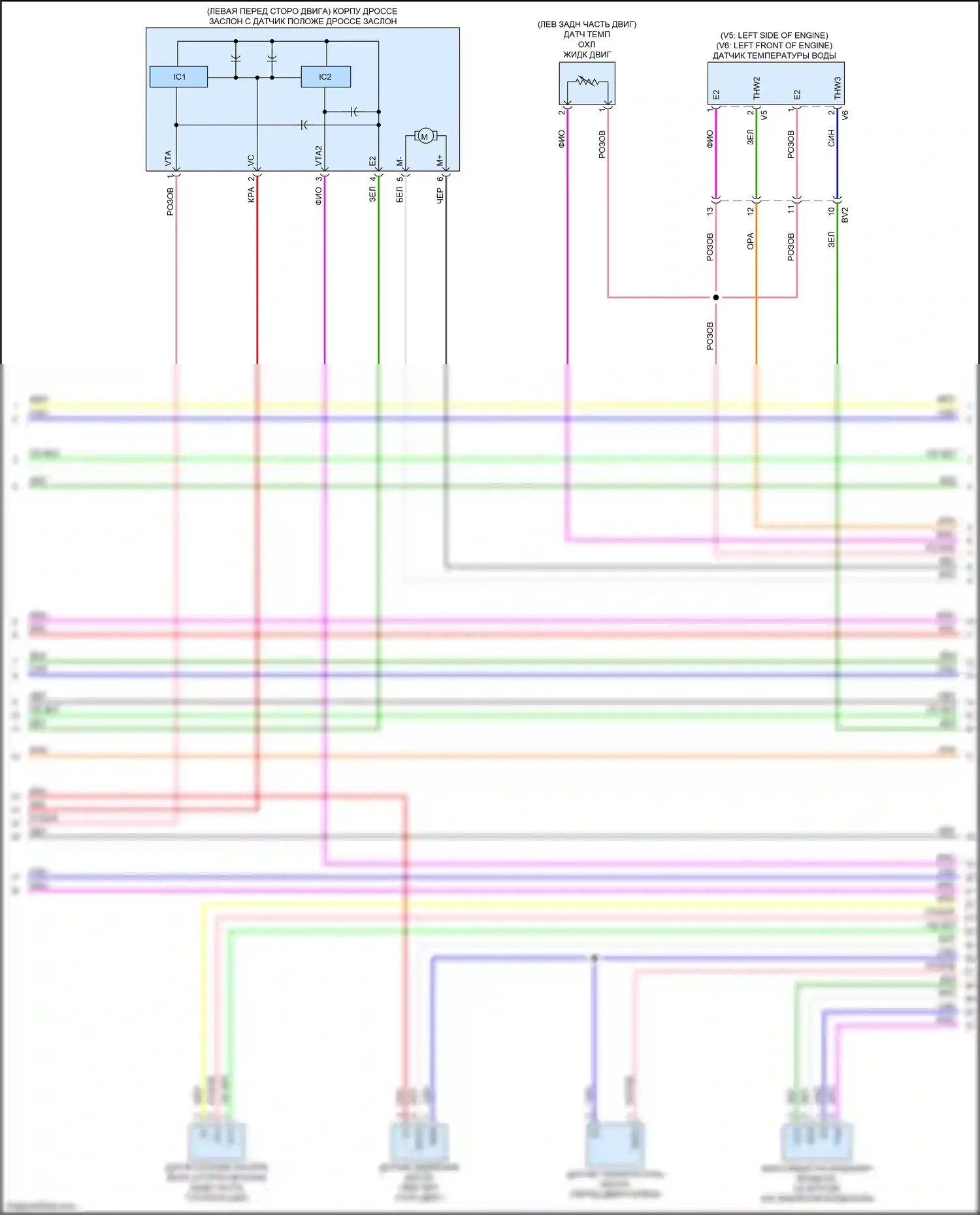NX Lexus AZ20 (2021-2024): Электросхема двигателя 2,4л турбо (5 из 9) 