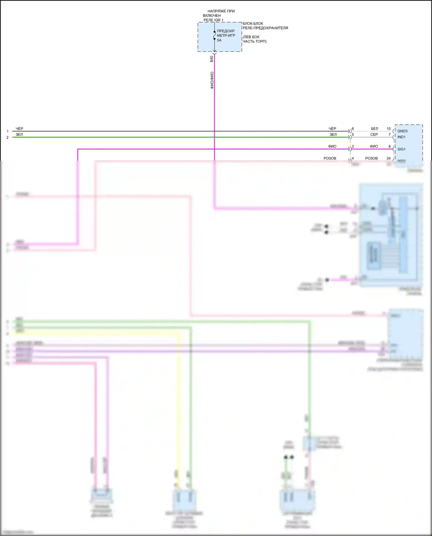 NX Lexus AZ20 (2021-2024): Электросхема телематики (2 из 2) 