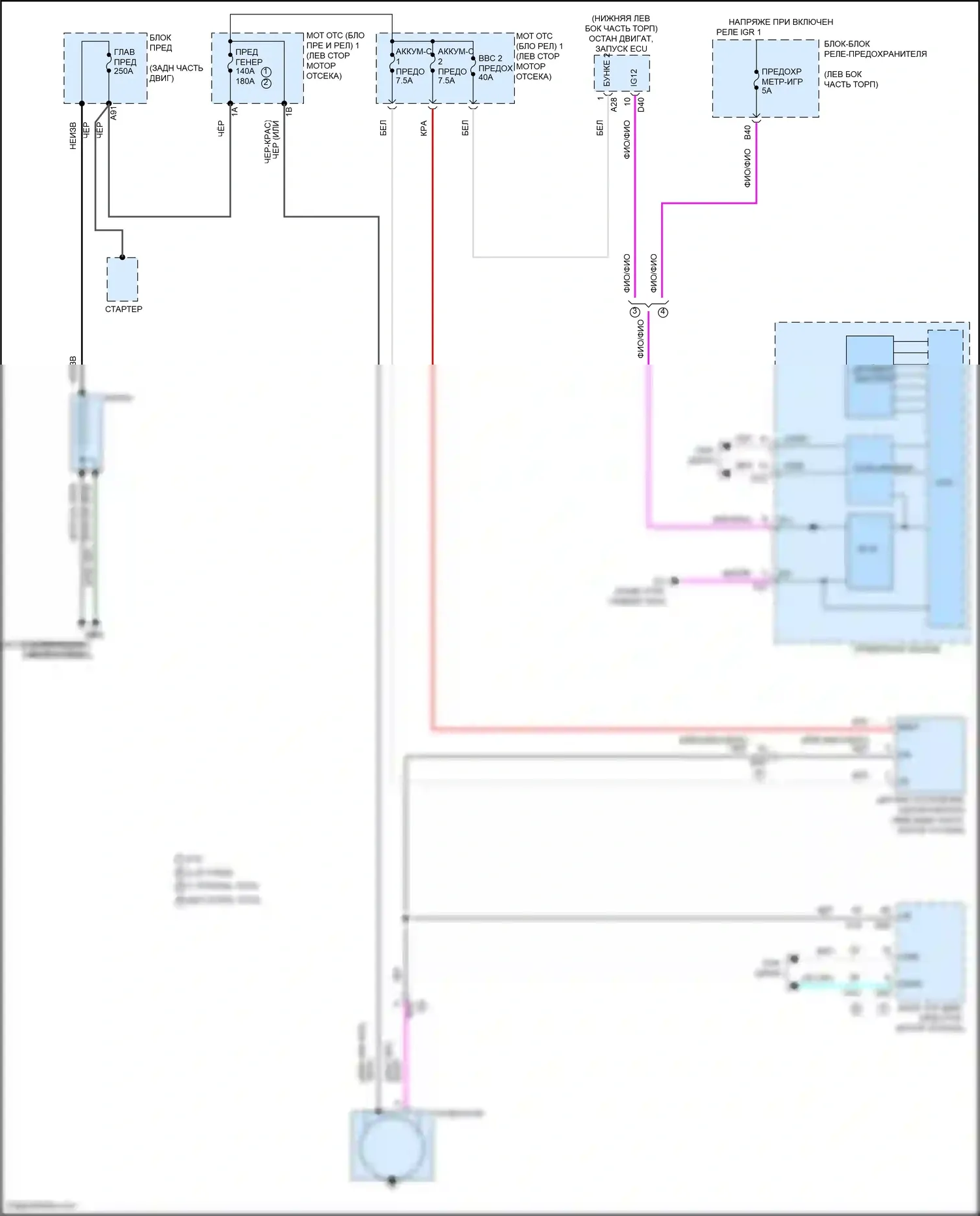 NX Lexus Z10 (2014-2017): Электросхема генератора 
