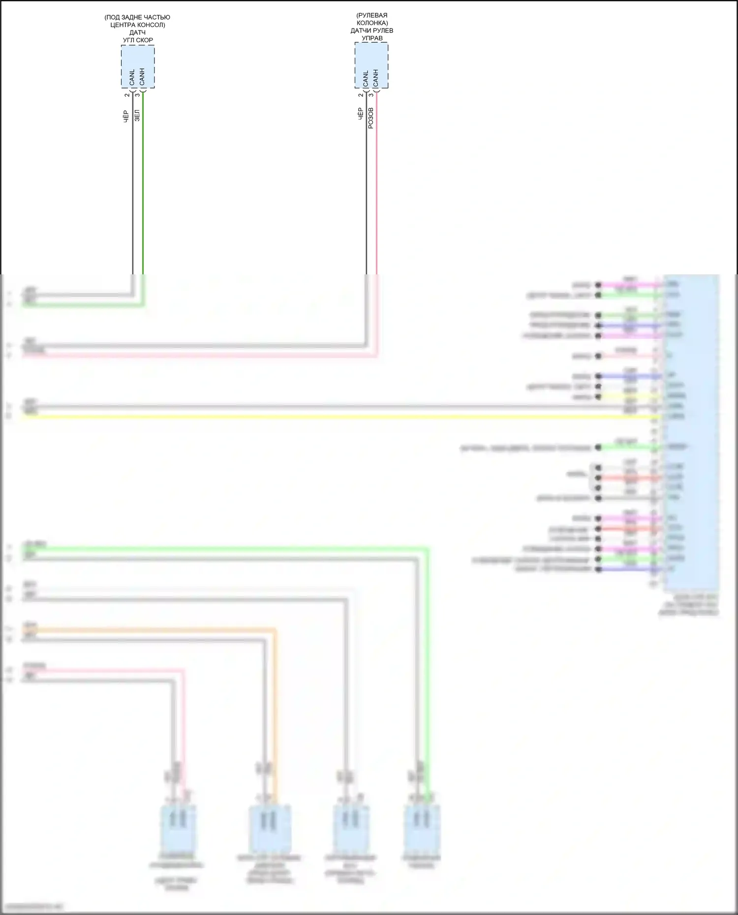RC F Lexus I рестайлинг (2018-2024): Электросхема эбу кузова (4 из 4) 