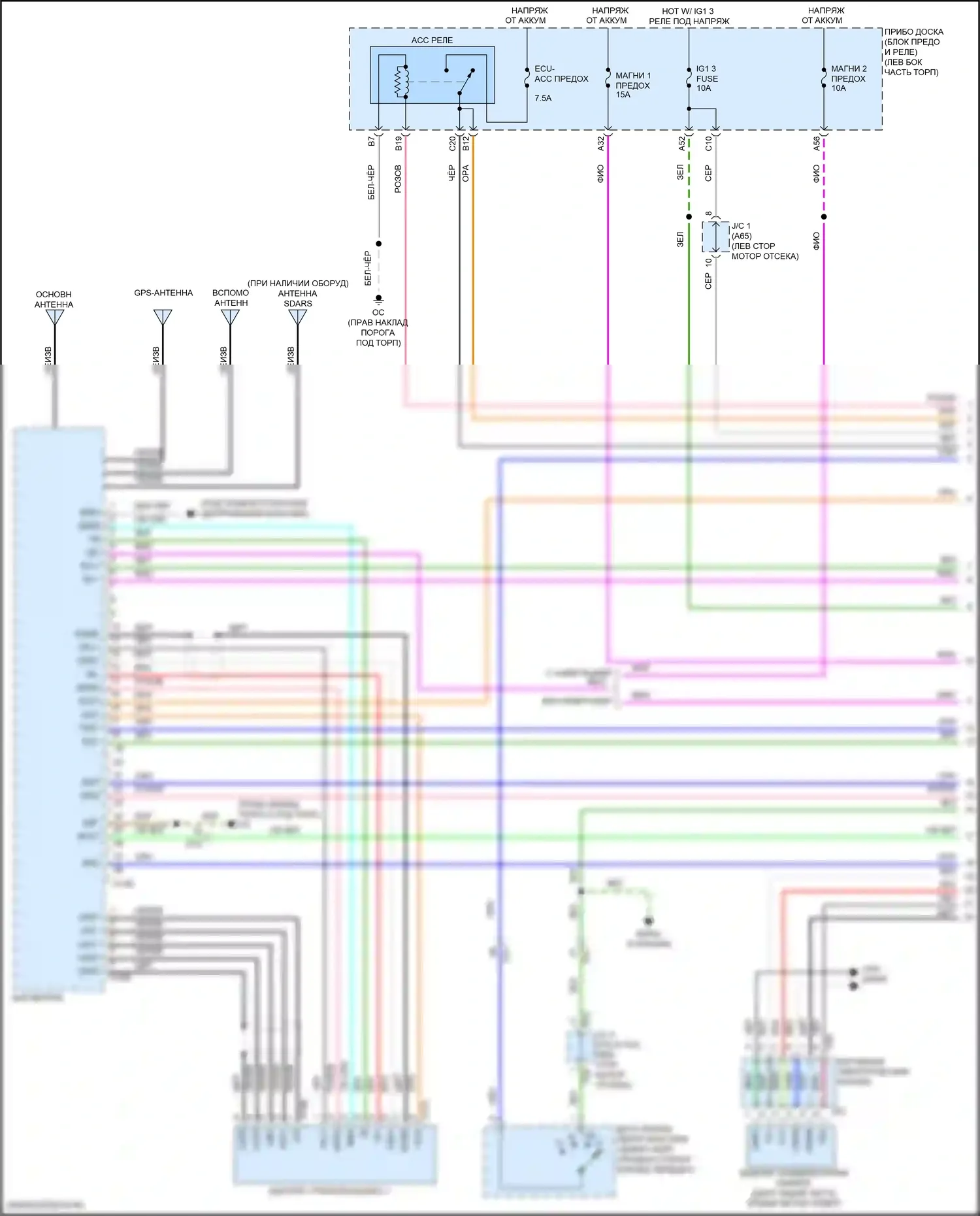 RC Lexus I рестайлинг (2018-2024): Электросхема навигации (1 из 7) 