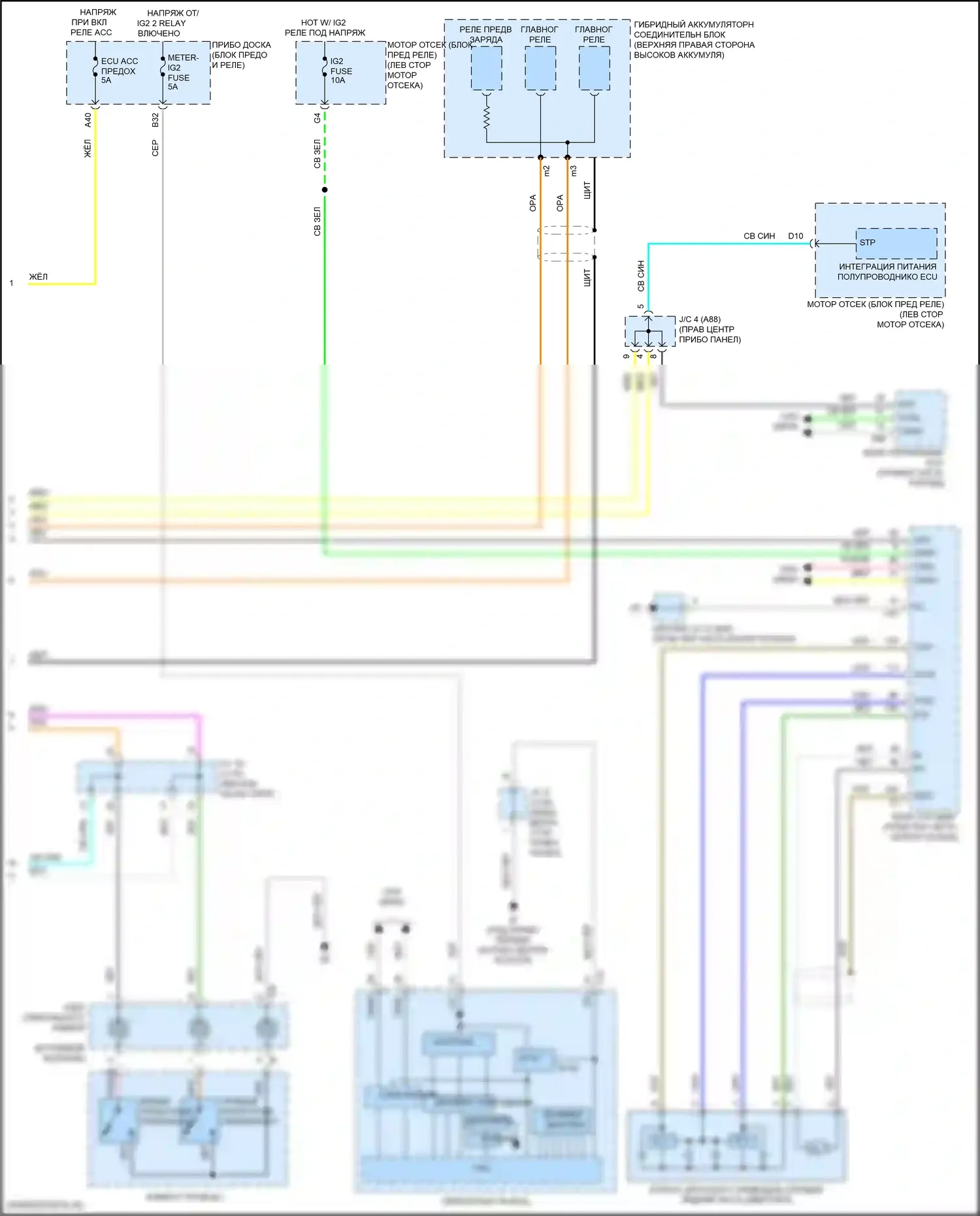 RX Lexus IV (2015-2019): Электросхема коробки передач (5 из 5) 
