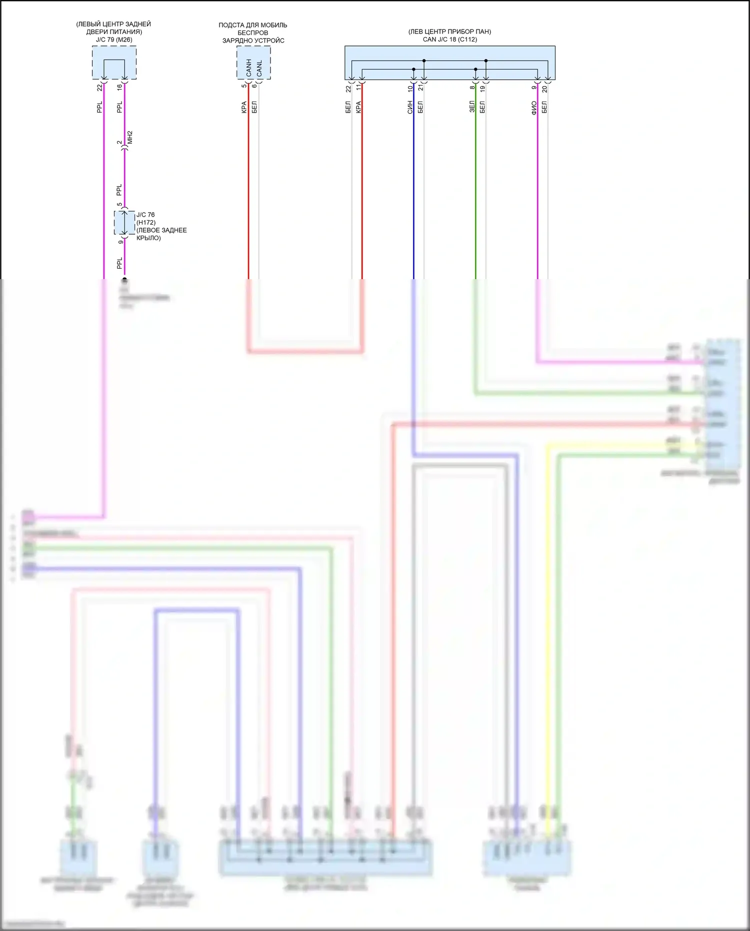 RX Lexus V (2022-2024): Can шина электросхема (7 из 7) 