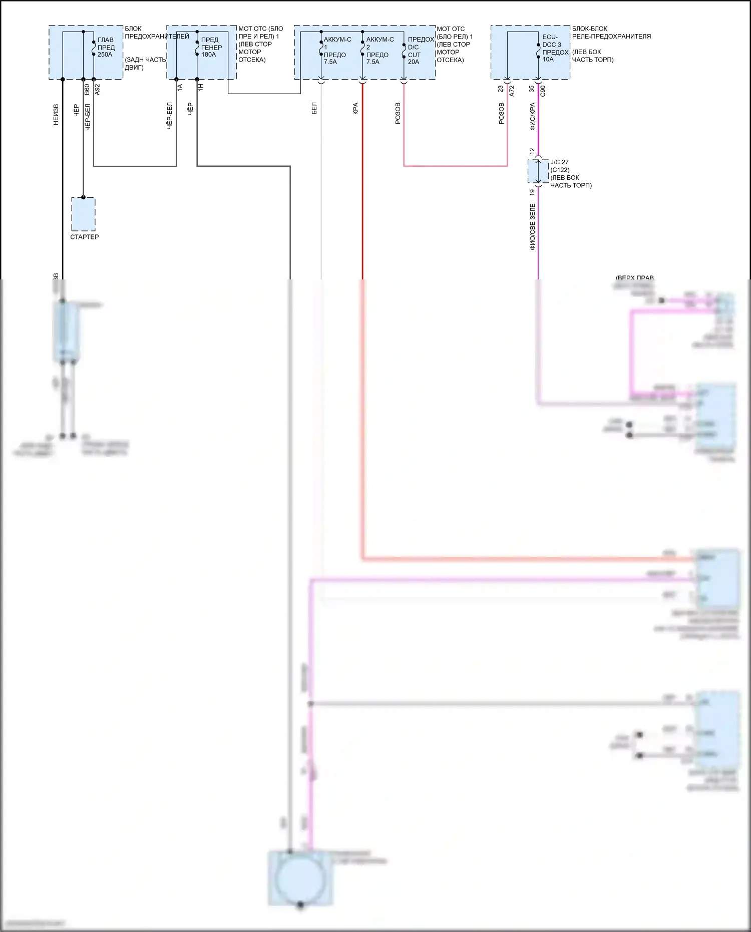 RX Lexus V (2022-2024): Электросхема генератора 