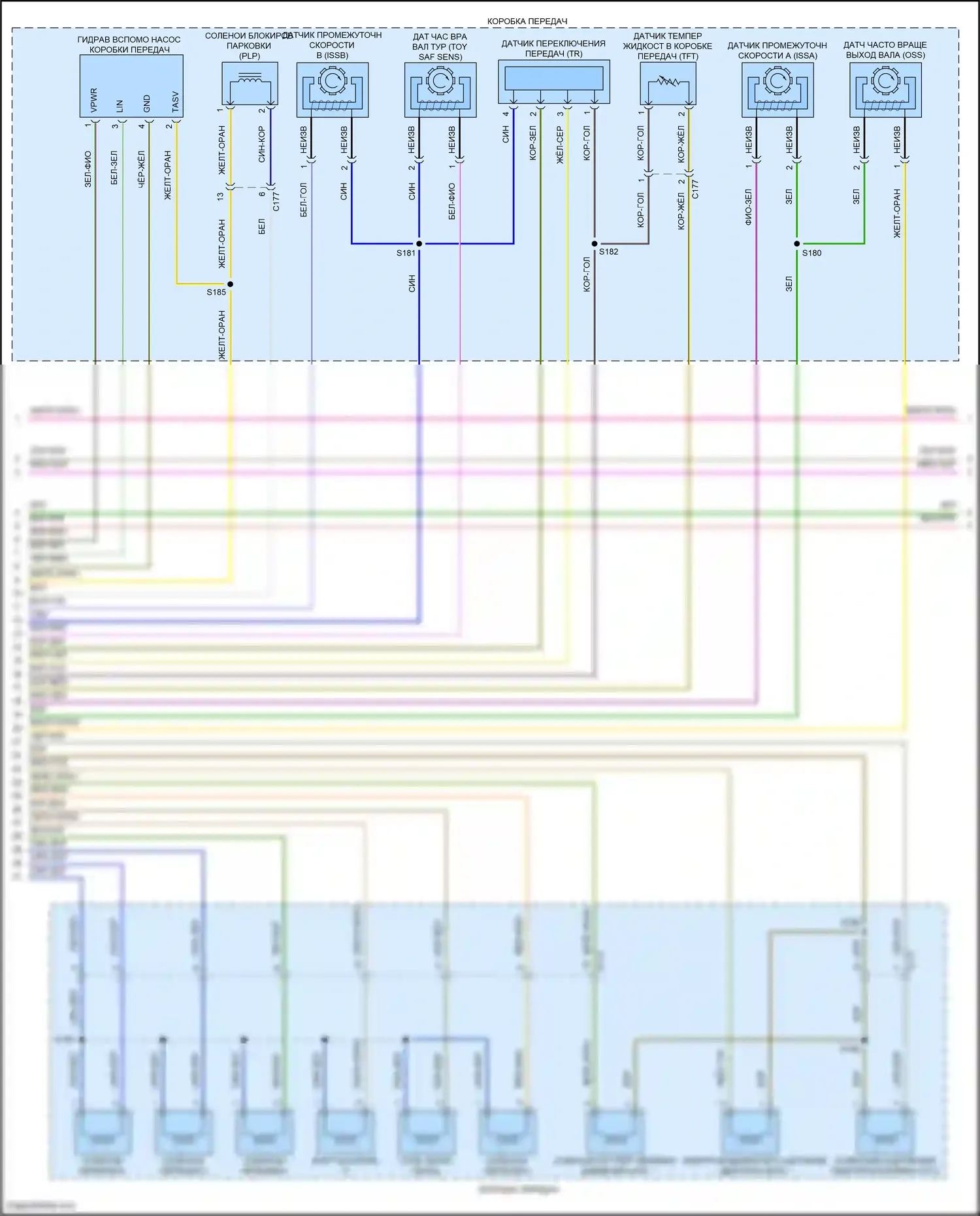 Aviator Lincoln II (2019-2024): Электросхема двигателя 3.0l turbo hybrid (11 из 16) 