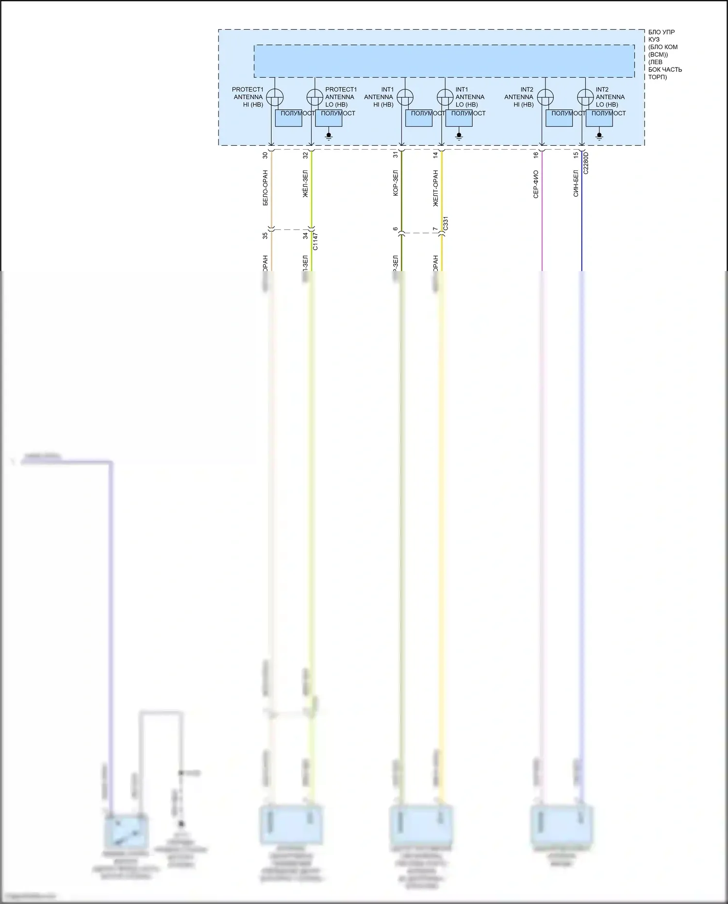 Aviator Lincoln II (2019-2024): Электросхема с защитой от взлома, без интеллектуального доступа (7 из 7) 