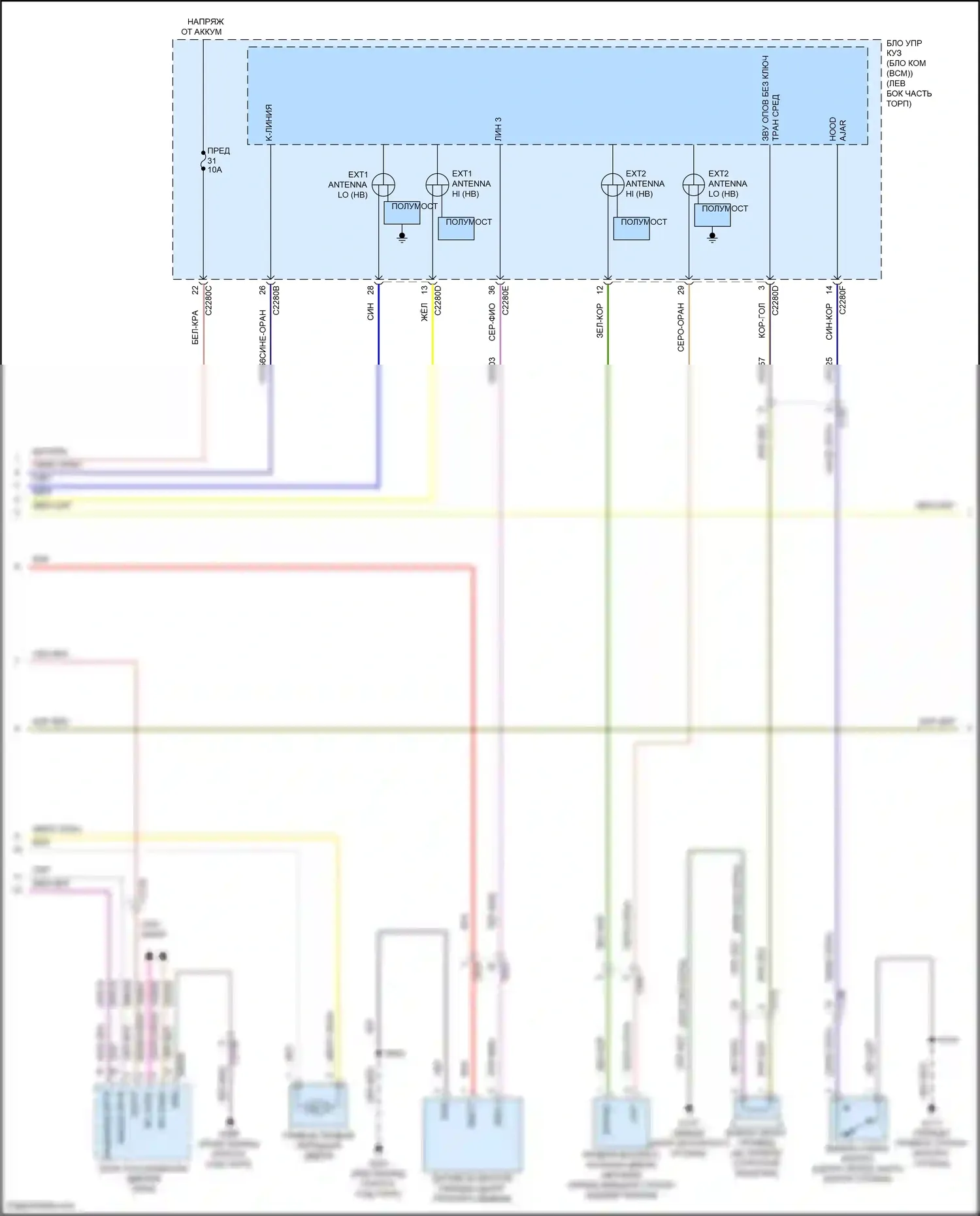 Aviator Lincoln II (2019-2024): Электросхема с защитой от взлома, с интеллектуальным доступом (6 из 8) 