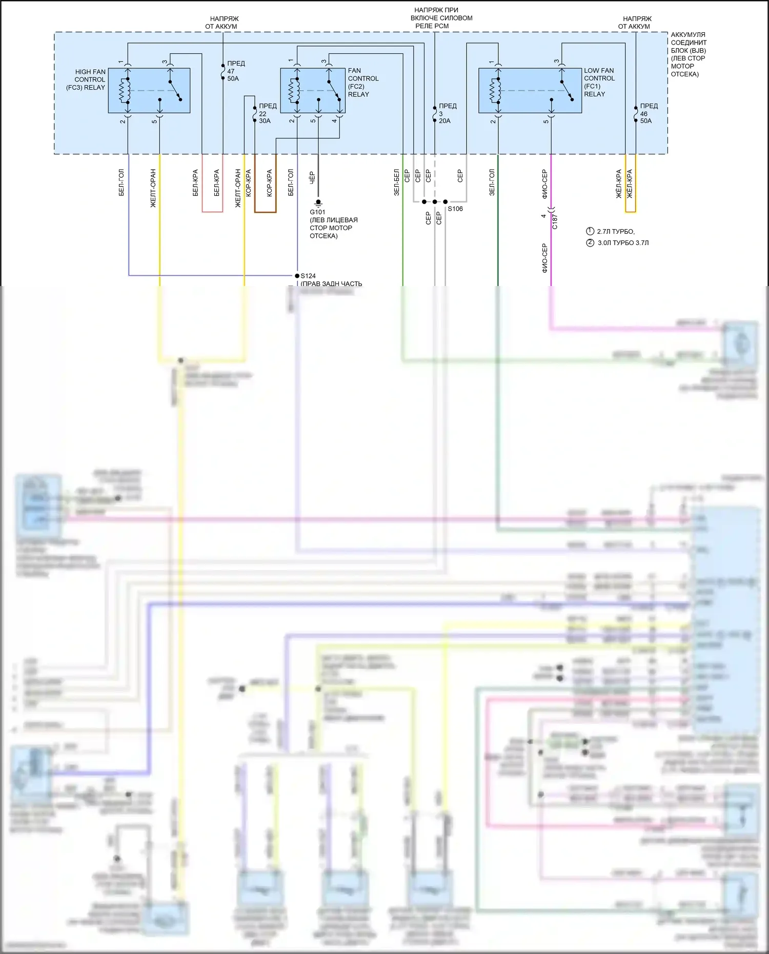Continental Lincoln X (2016-2024): Электросхема климат контроля (5 из 5) 