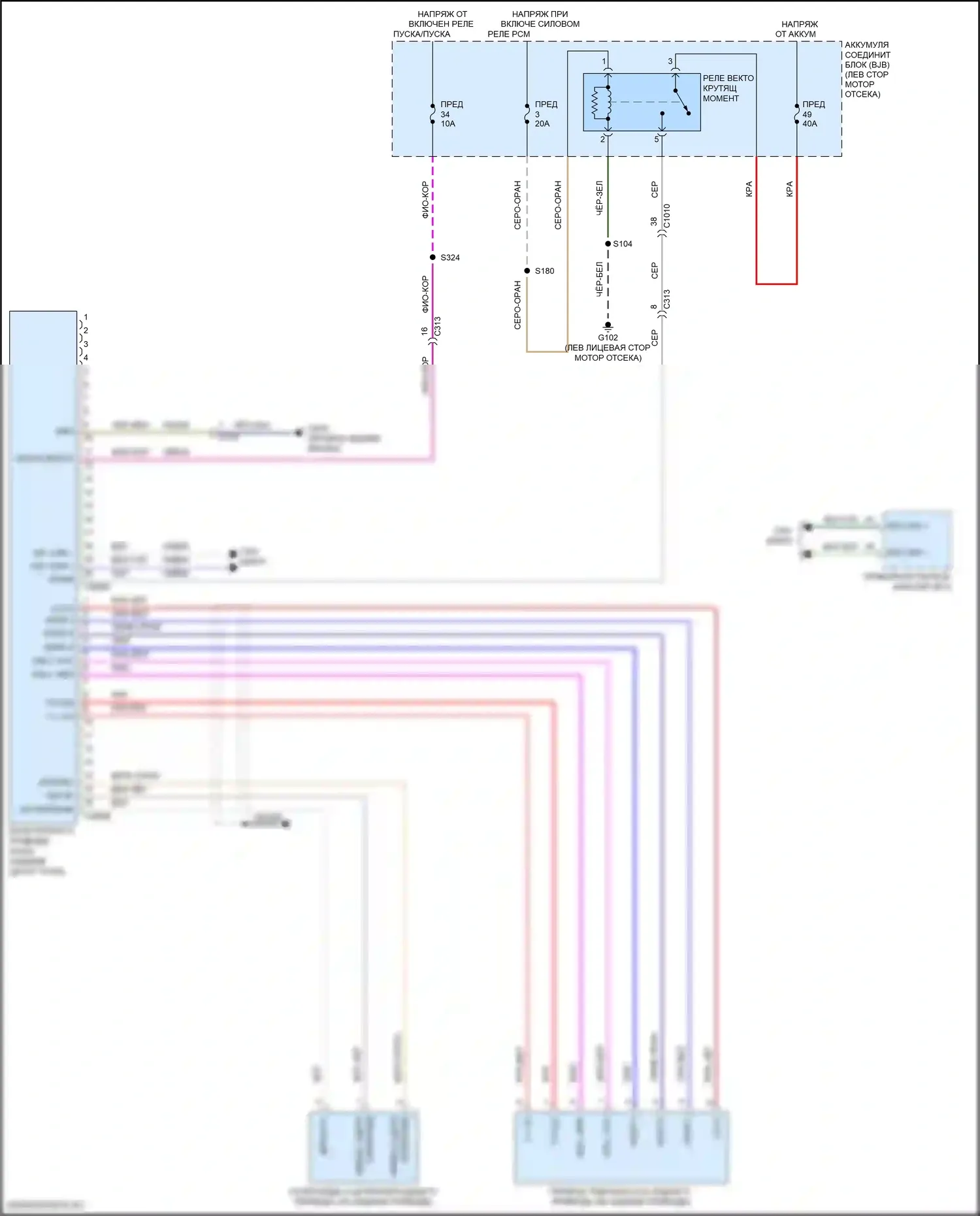 Continental Lincoln X (2016-2024): Электросхема awd, с векторизацией крутящего момента 