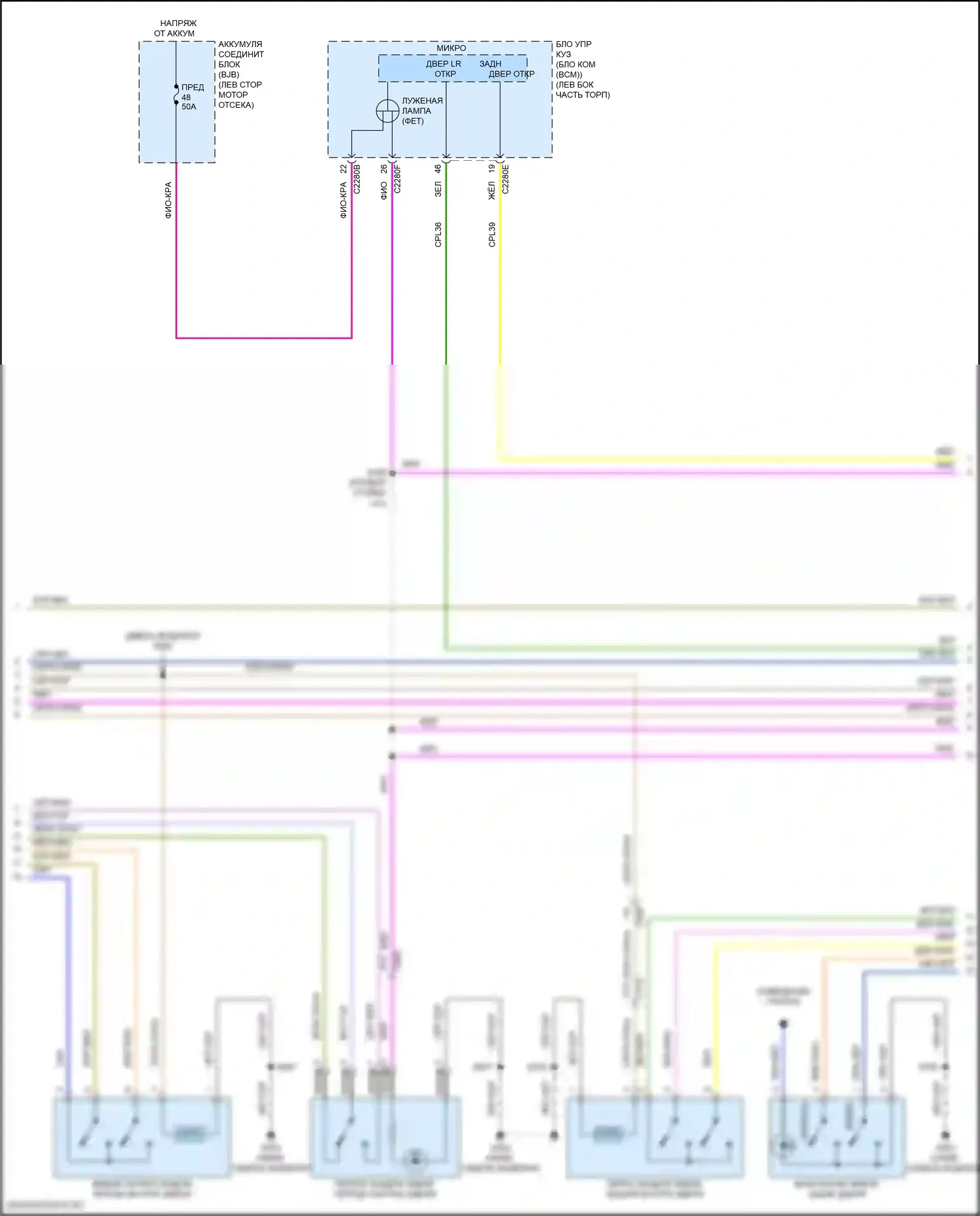 Continental Lincoln X (2016-2024): Сигнализации электросхема (2 из 8) 