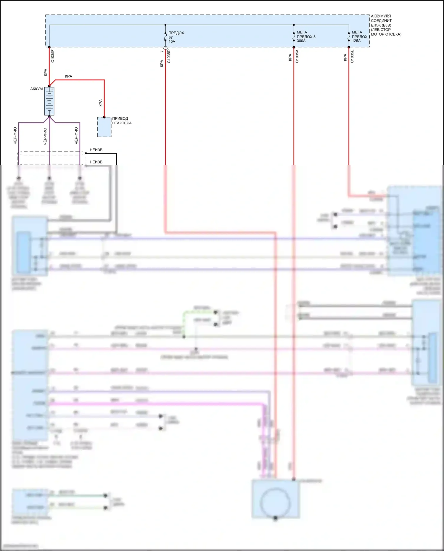 Continental Lincoln X (2016-2024): Электросхема генератора 