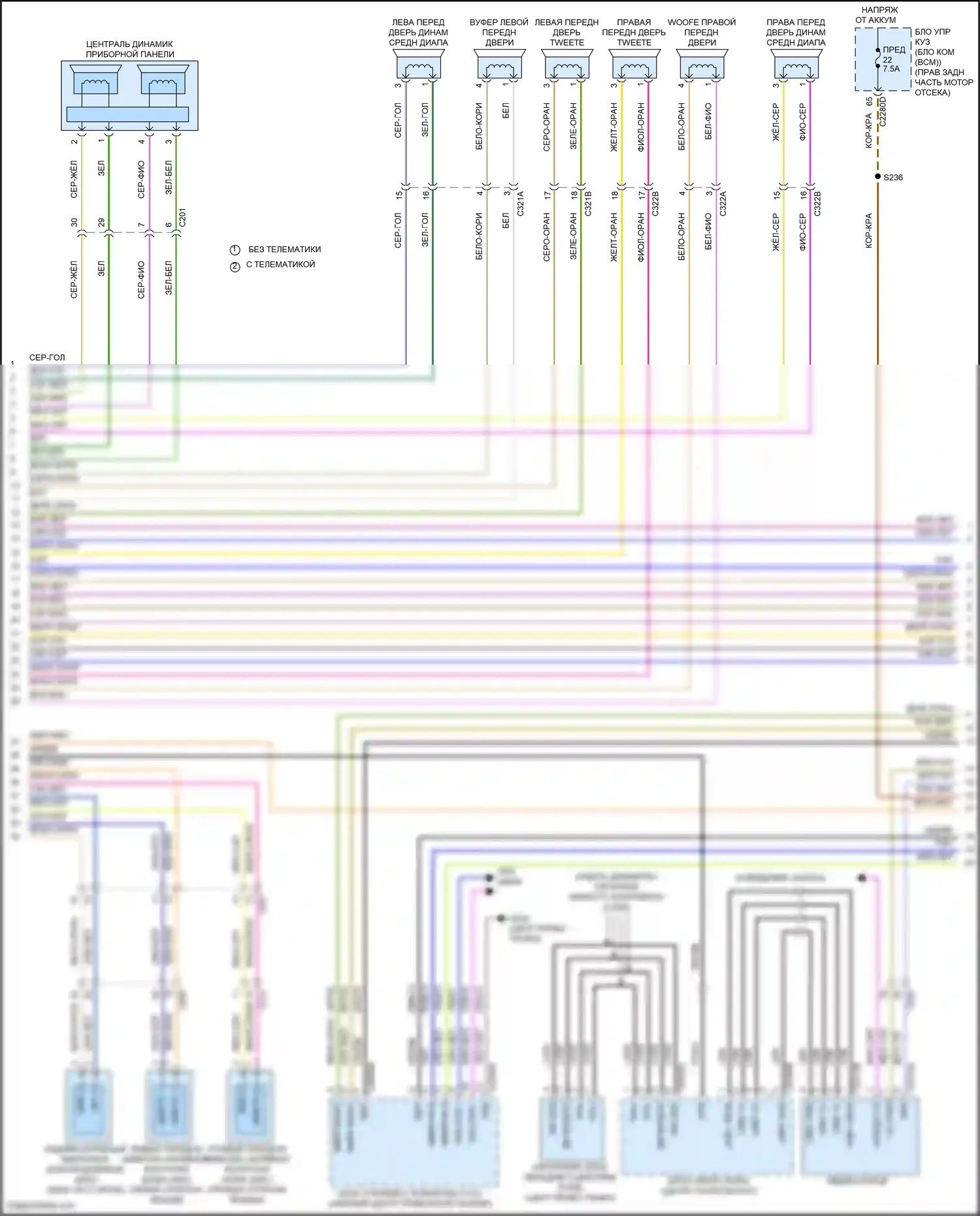 Corsair Lincoln I (2019-2024): Электросхема навигации, с harman revel (2 из 3) 