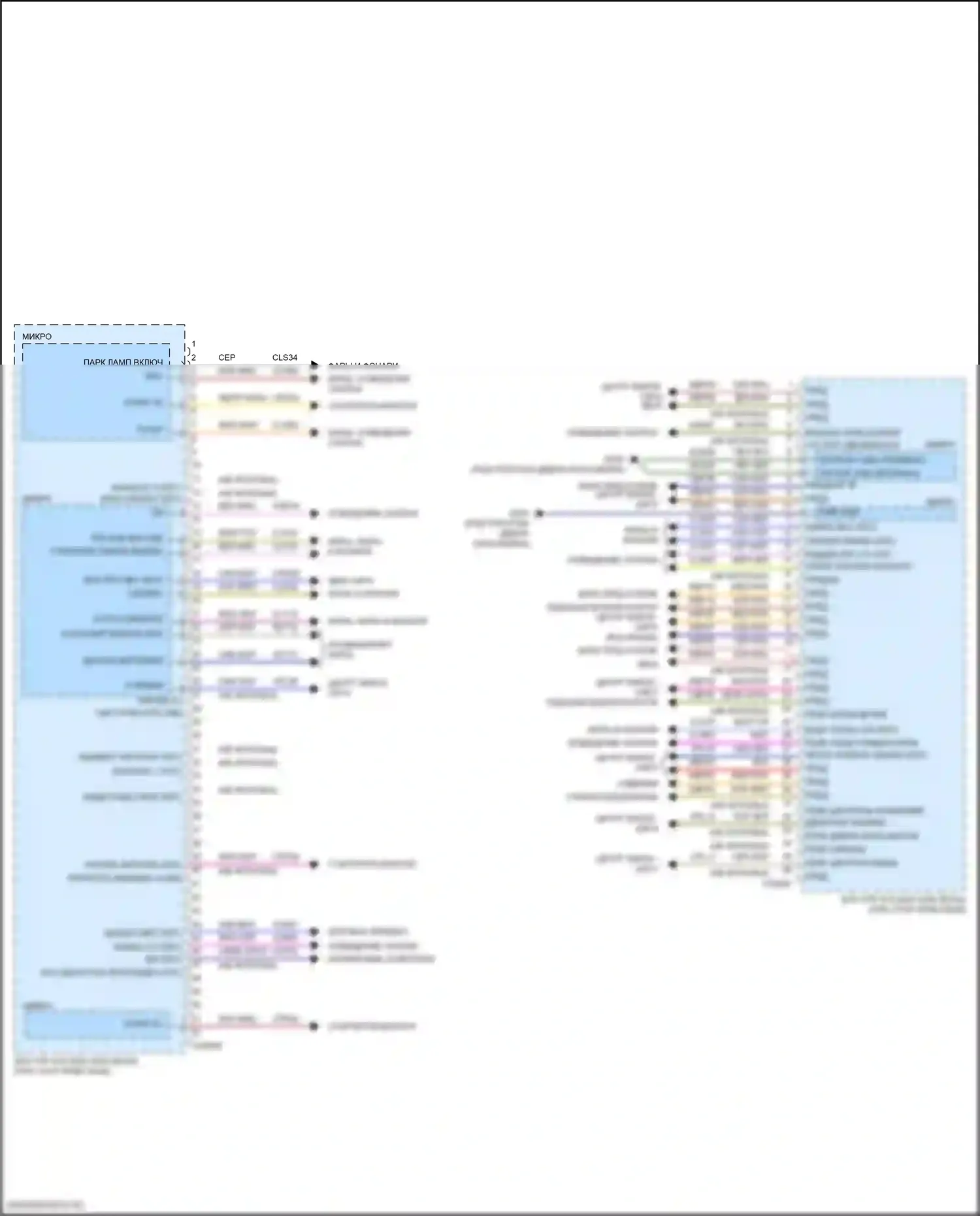MKC Lincoln I рестайлинг (2018-2019): Электросхема блоков управления кузовом (3 из 3) 