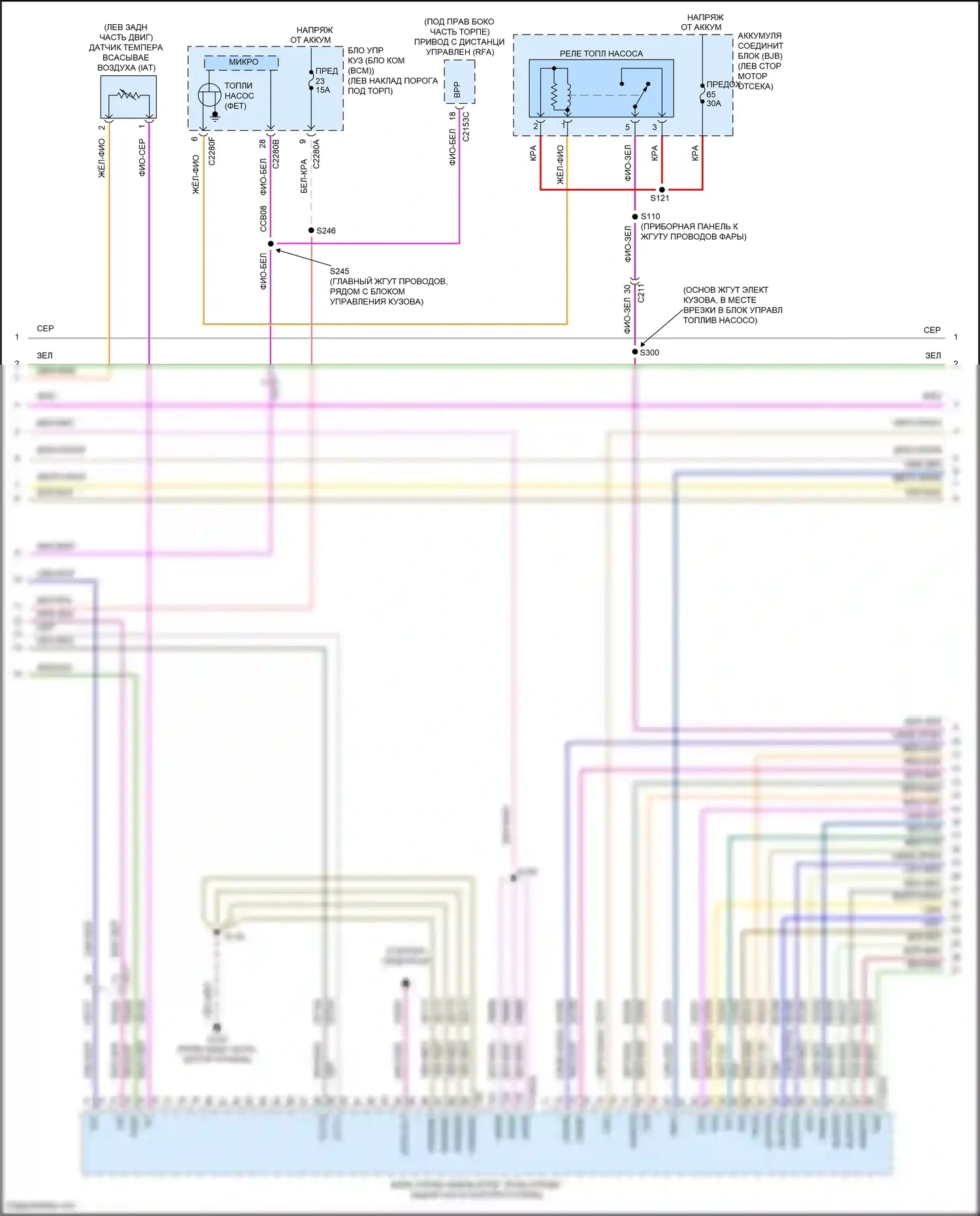 MKS Lincoln I рестайлинг (2012-2016): Электросхема двигателя 3,5л турбо (3 из 6) 