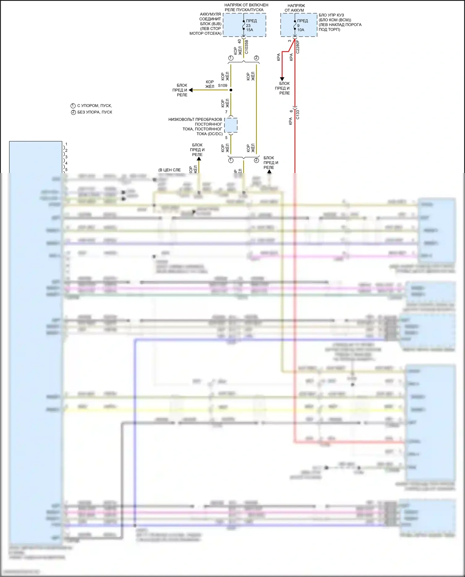 MKX Lincoln II (2015-2018): Электросхема камеры кругового обзора 