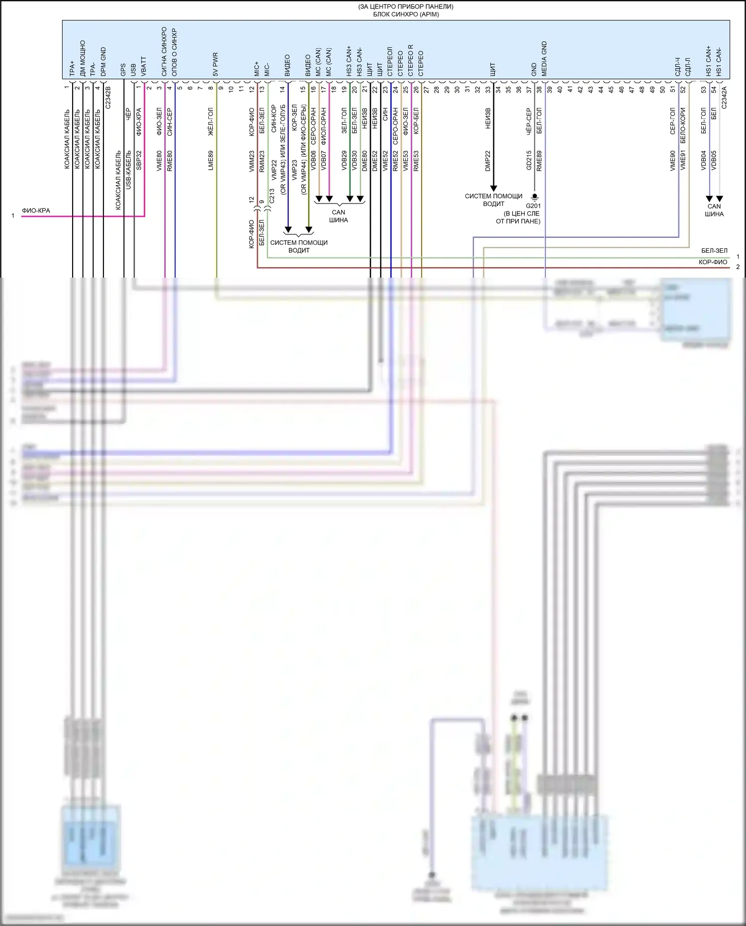 MKX Lincoln II (2015-2018): Электросхема навигации, без сенсорного экрана, с ultima (4 из 5) 