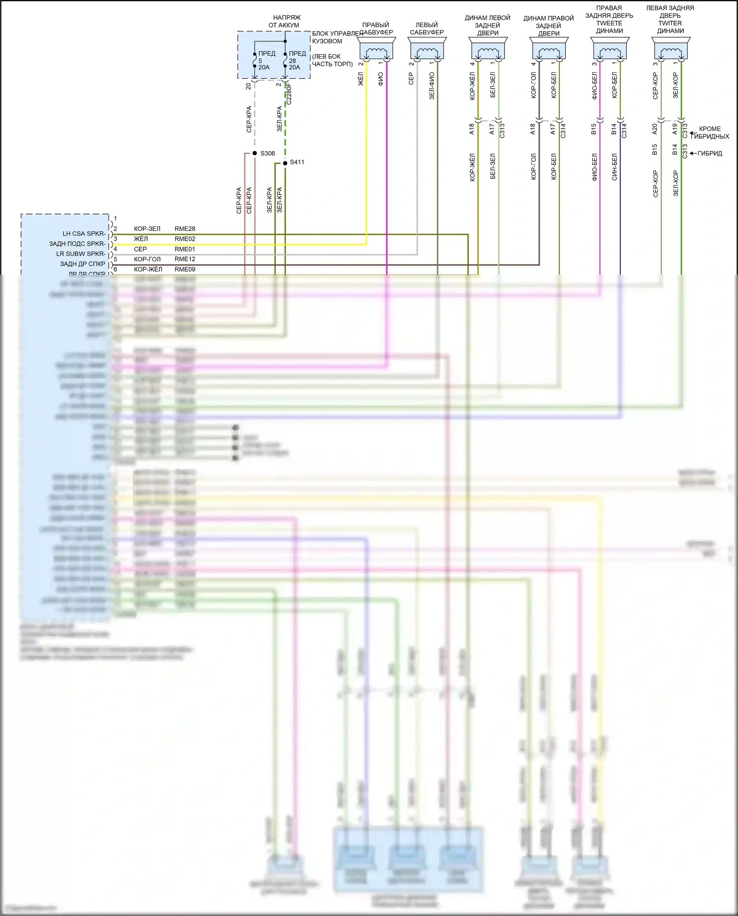 MKZ Lincoln II (2012-2016): Электросхема навигации, с thx (1 из 4) 