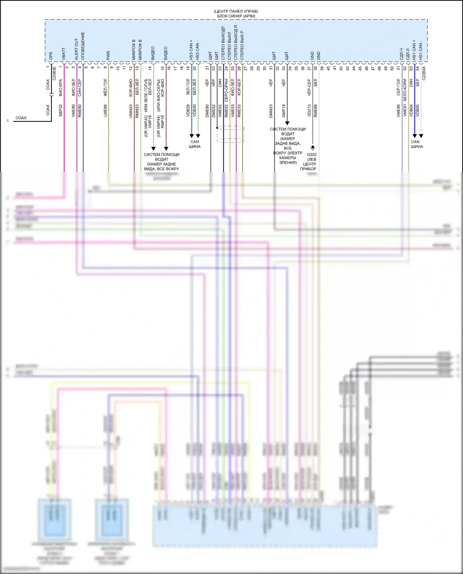 Navigator Lincoln IV (2017-2022): Электросхема навигации, с сенсорным экраном (3 из 5) 