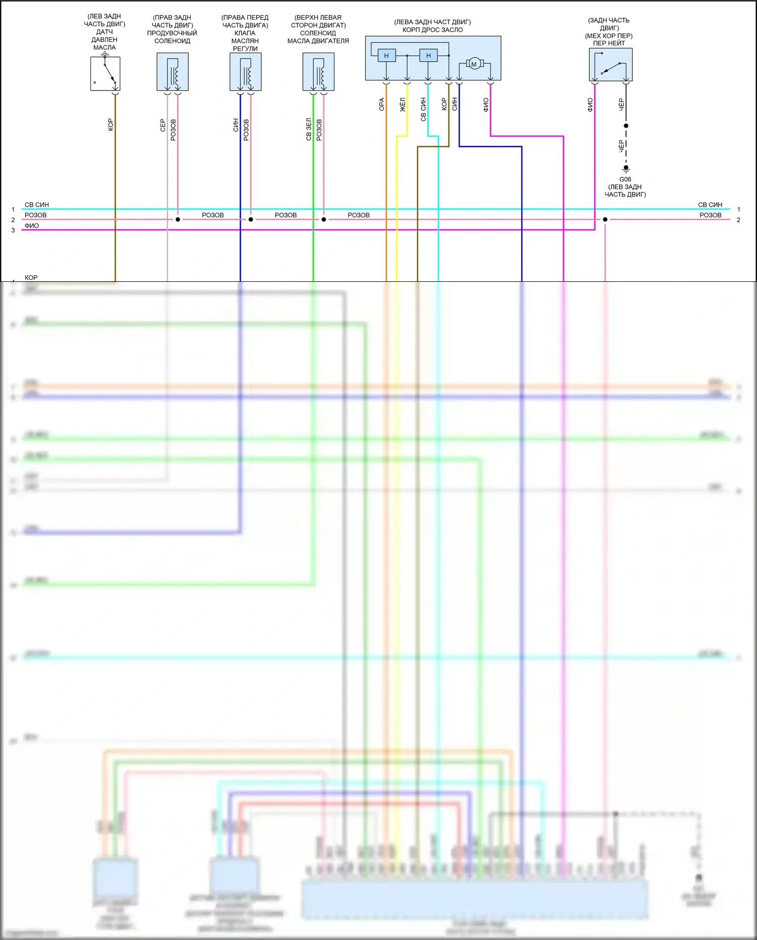3 MPS Mazda II рестайлинг (2011-2013): Электросхема двигателя 2.0l skyactiv (2 из 5) 