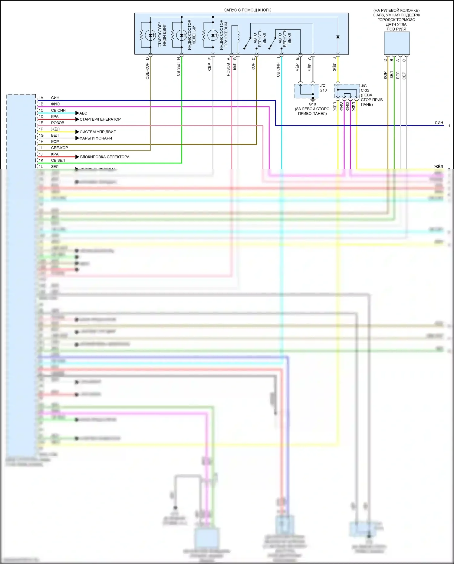 3 Mazda BM рестайлинг (2016-2019): Электросхема центрального замка (1 из 5) 