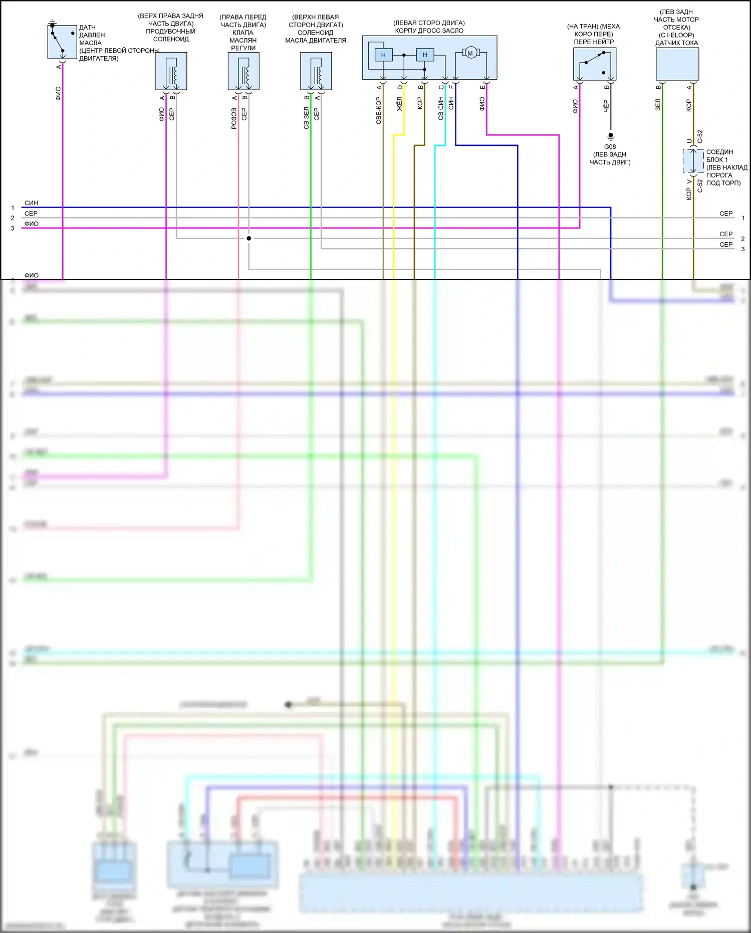 3 Mazda BM (2013-2016): Электросхема двигателя 2.0l skyactiv (2 из 5) 