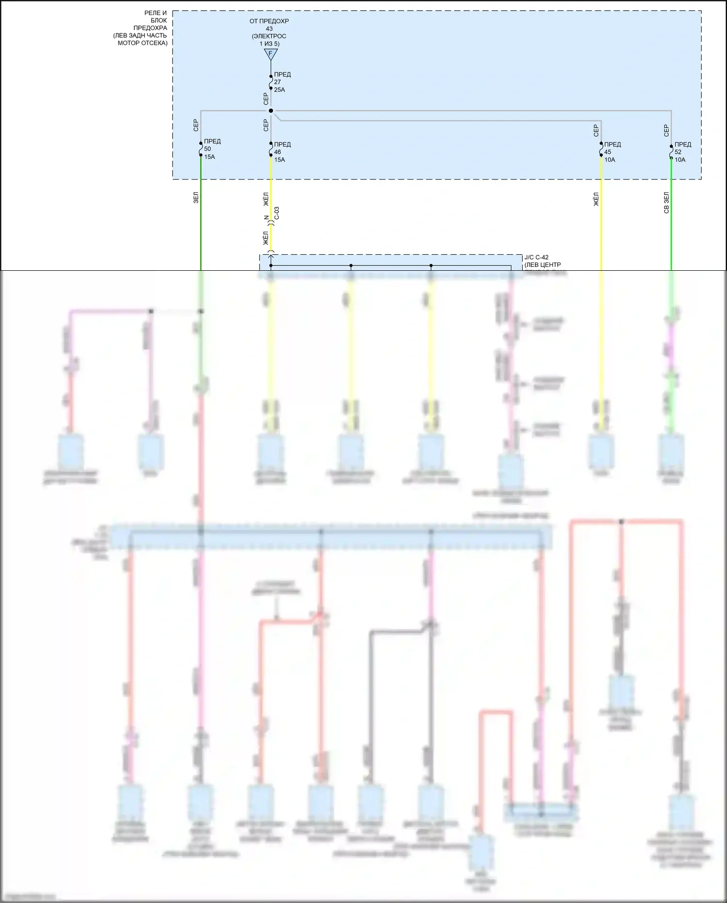 3 Mazda BP (2019-2024): Электросхема блока предохранителей реле (5 из 5) 
