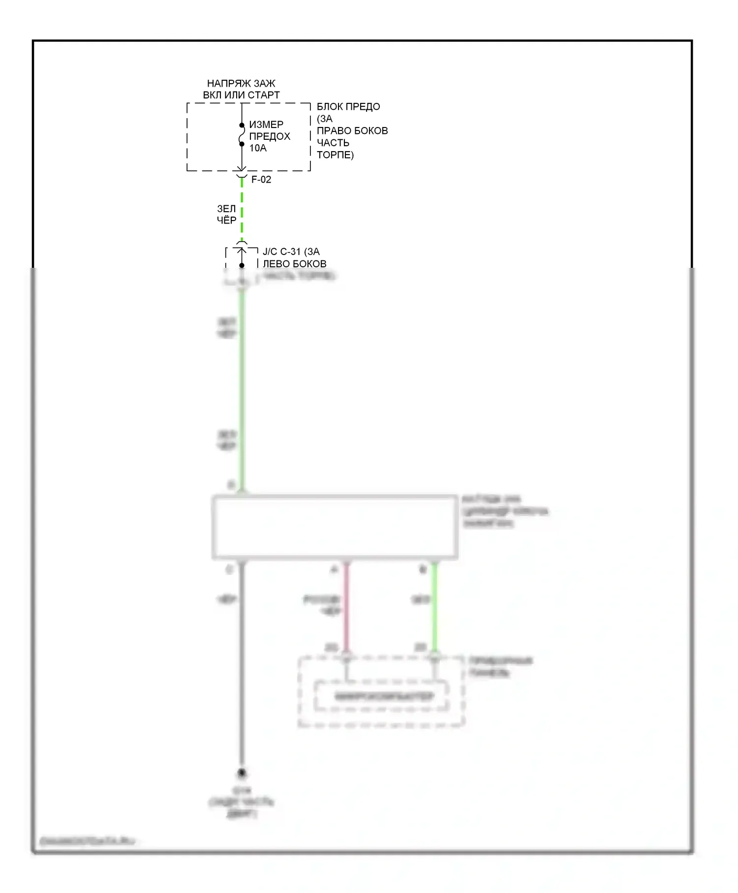 5 Mazda I (2005-2007): Электросхема иммобилайзера 