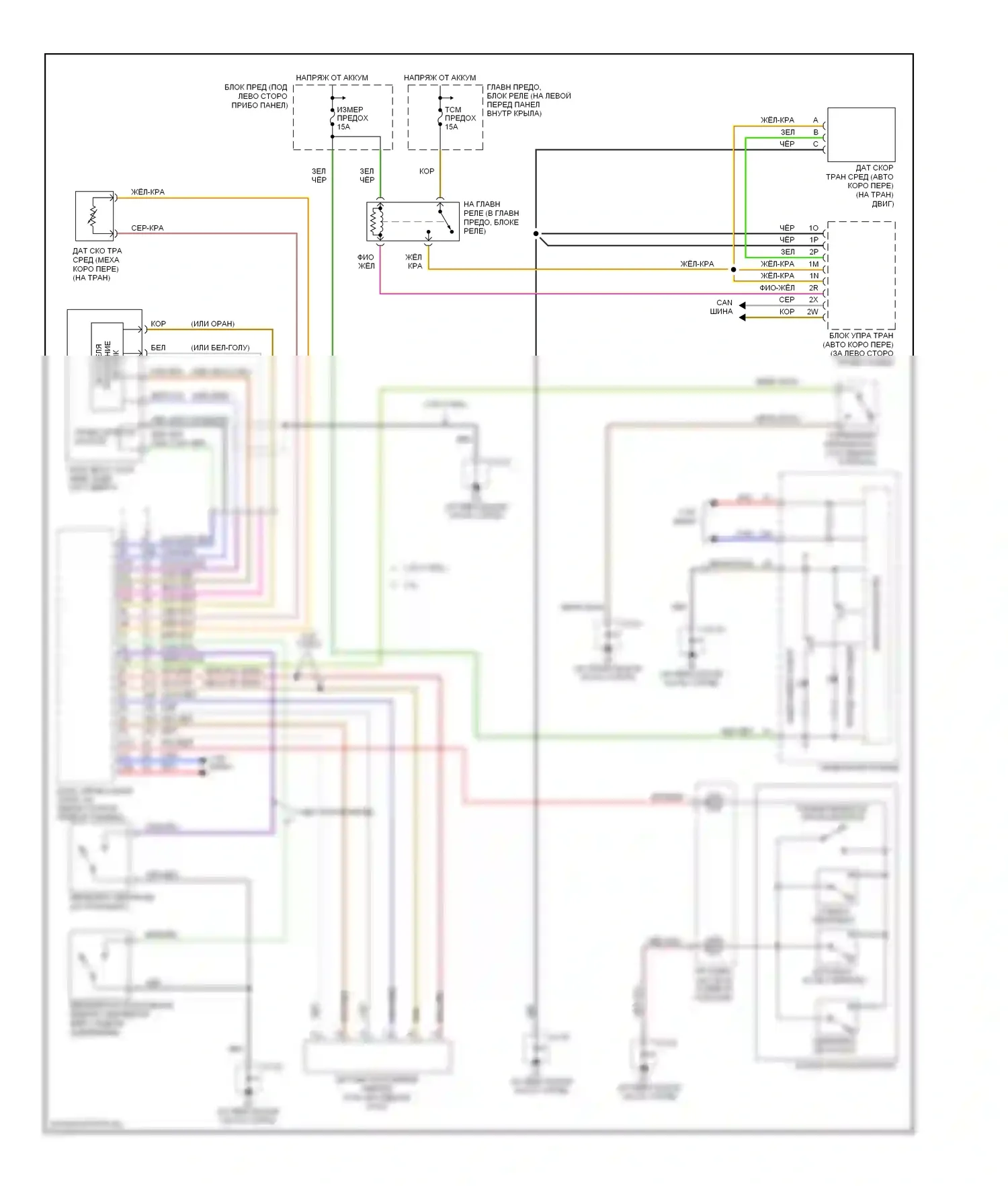 6 Mazda GG рестайлинг (2005-2008): 2.3l, электросхема круиз-контроля 