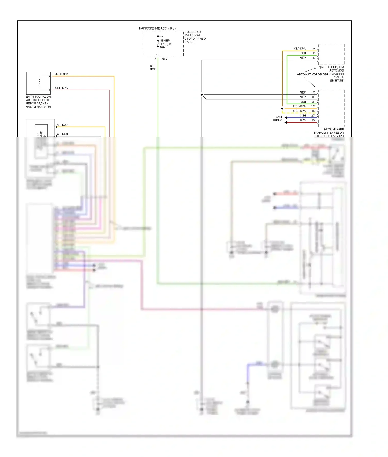 6 Mazda GG (2002-2005): 2.3l, электросхема круиз-контроля 