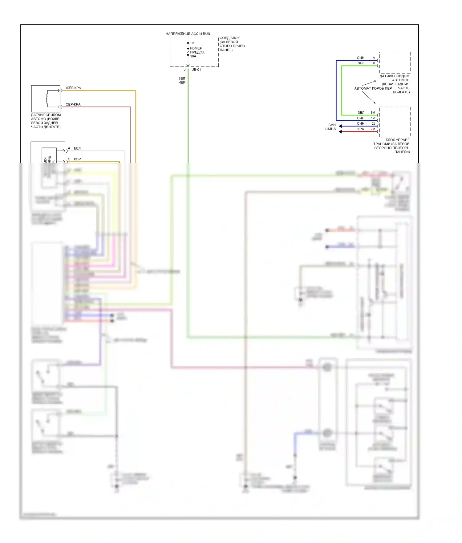 6 Mazda GG (2002-2005): 3,0л, электросхема круиз-контроля 