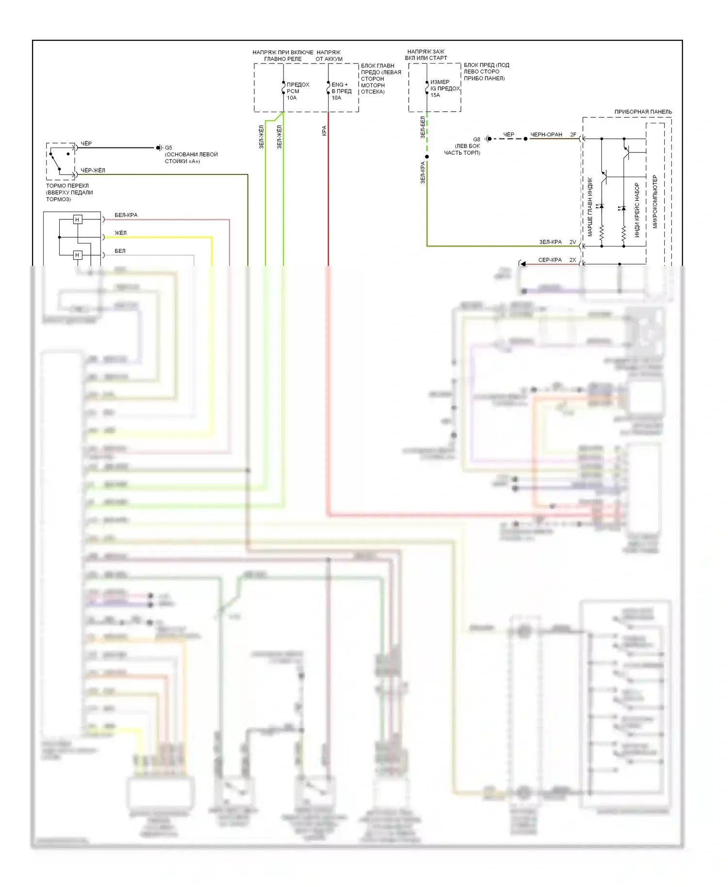 6 Mazda GH рестайлинг (2009-2013): 2.5l, электросхема круиз-контроля 