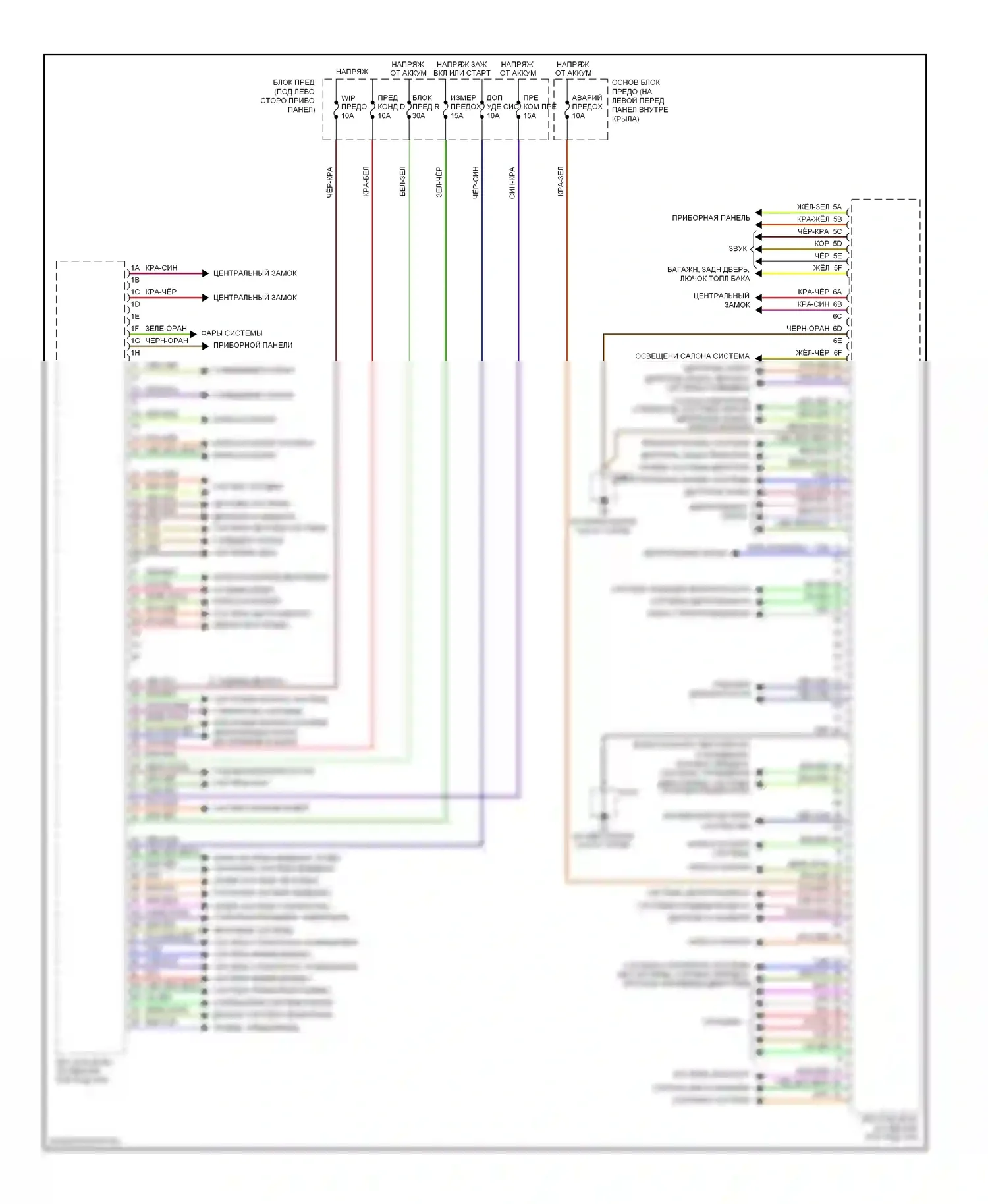 6 Mazda GH (2007-2009): Электросхема блоков управления кузовом 